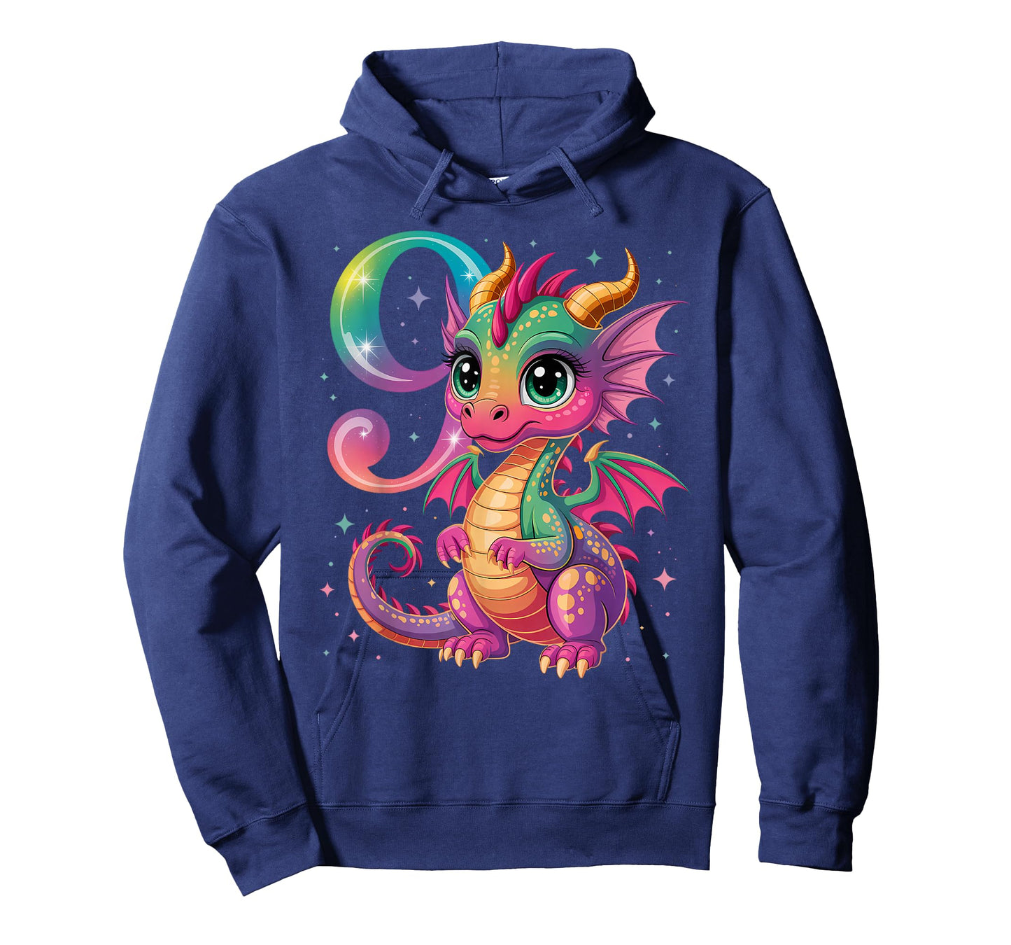 9th Birthday Dragon Party Rainbow Girl Nine 9 T-Shirt