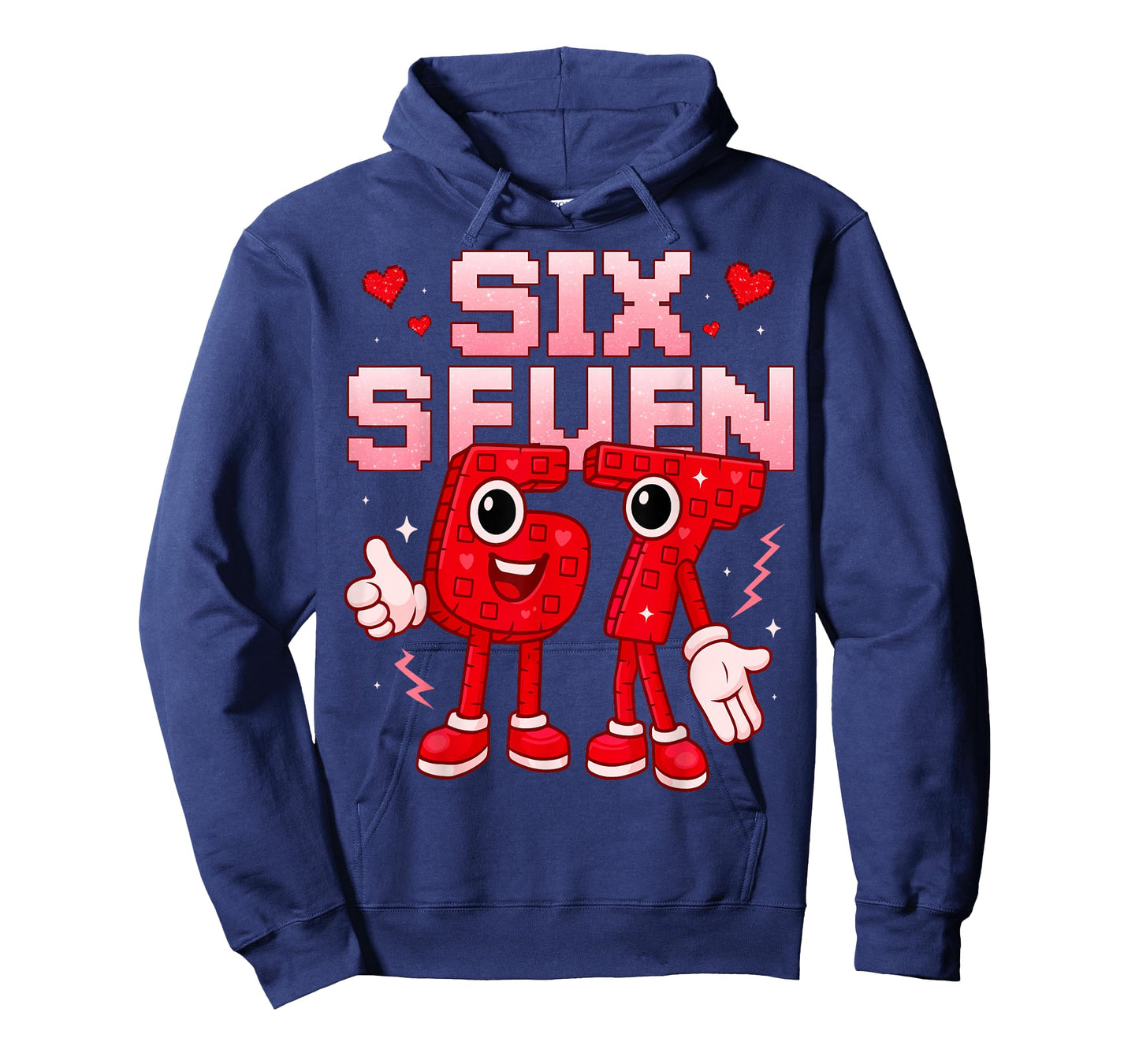 67 Six Seven for Kids Boys Youth Womens Adult Valentines Day T-Shirt