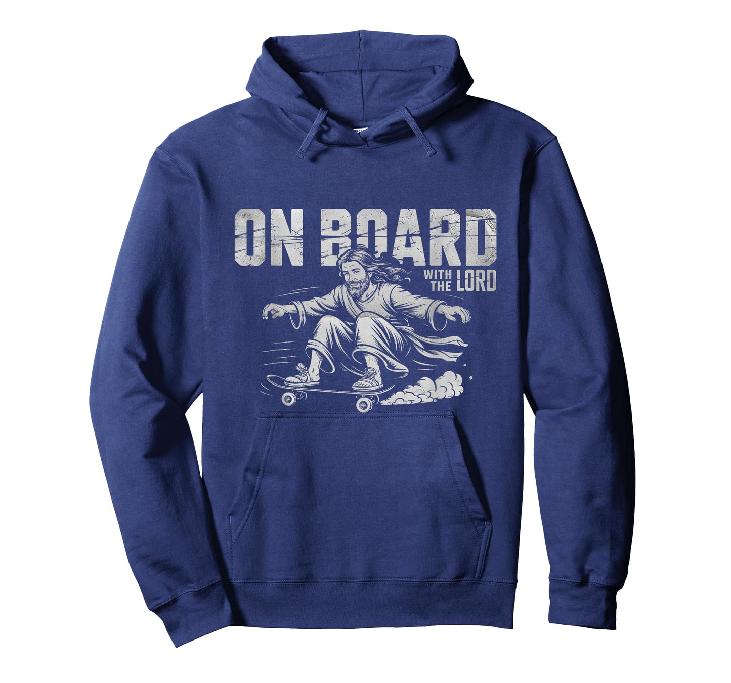 On Board with a Lord Jesus Sport Skateboarding Skateboard T-Shirt