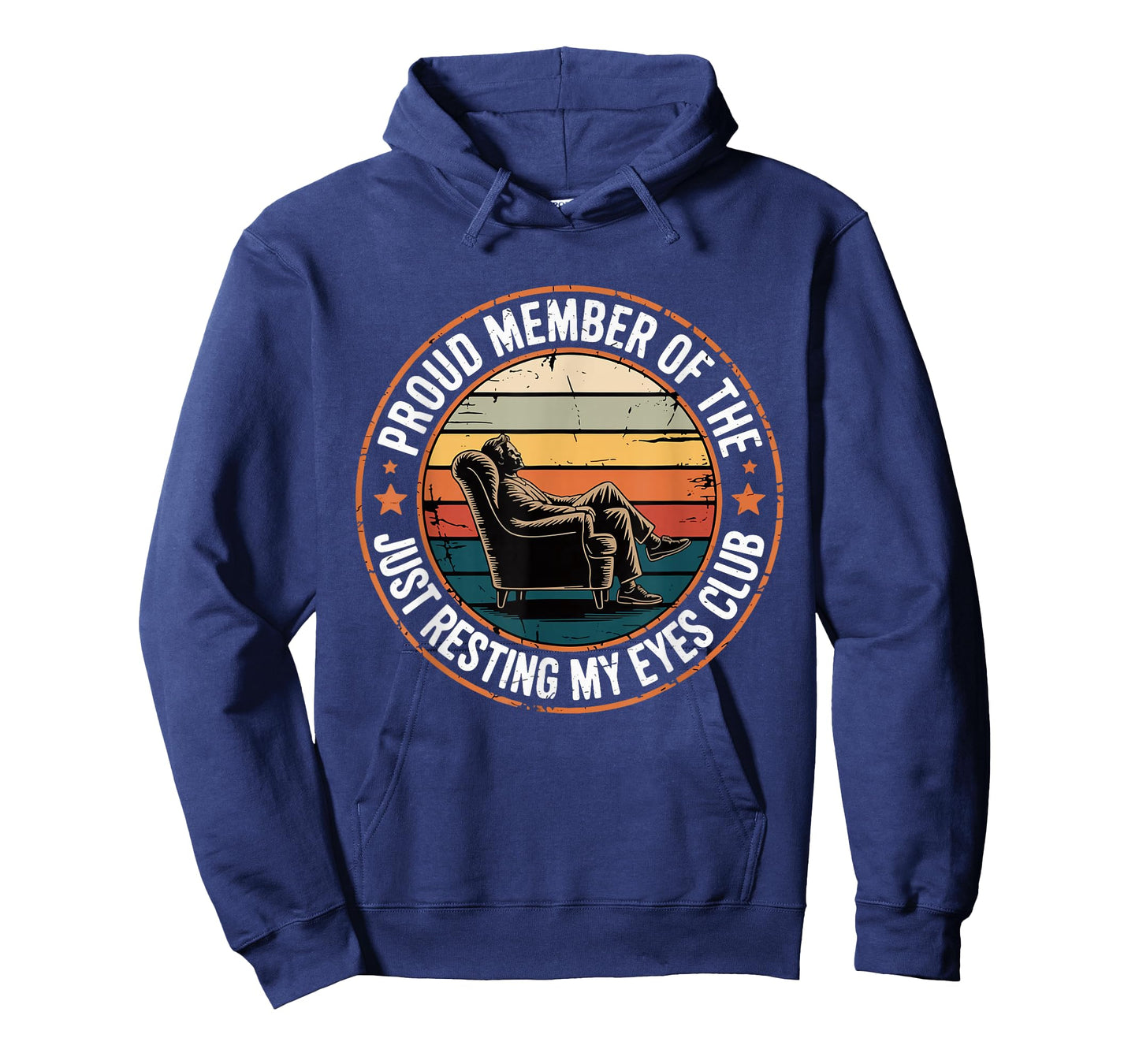 Proud Member of The Just Resting My Eyes Club Dad Retirement T-Shirt