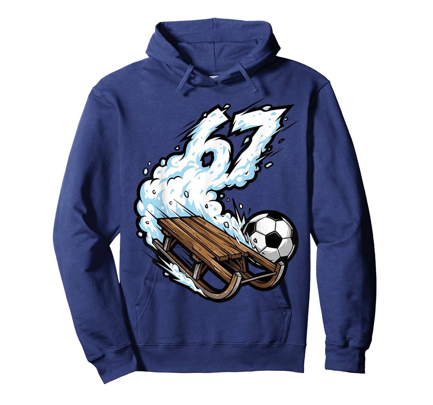 Sled Soccer 67 Snow Speed Funny Winter Sports T-Shirt