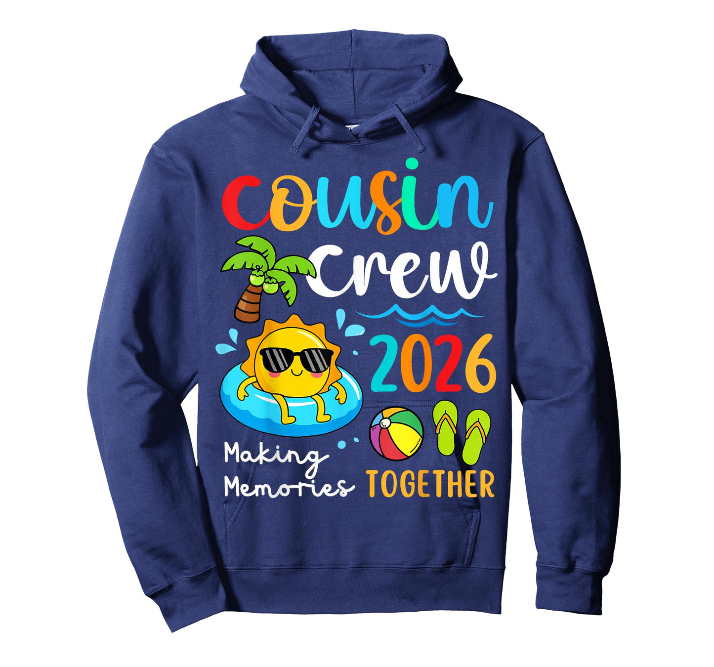 2026 Cousin Crew Summer Vacation Beach Family Trips Matching T-Shirt