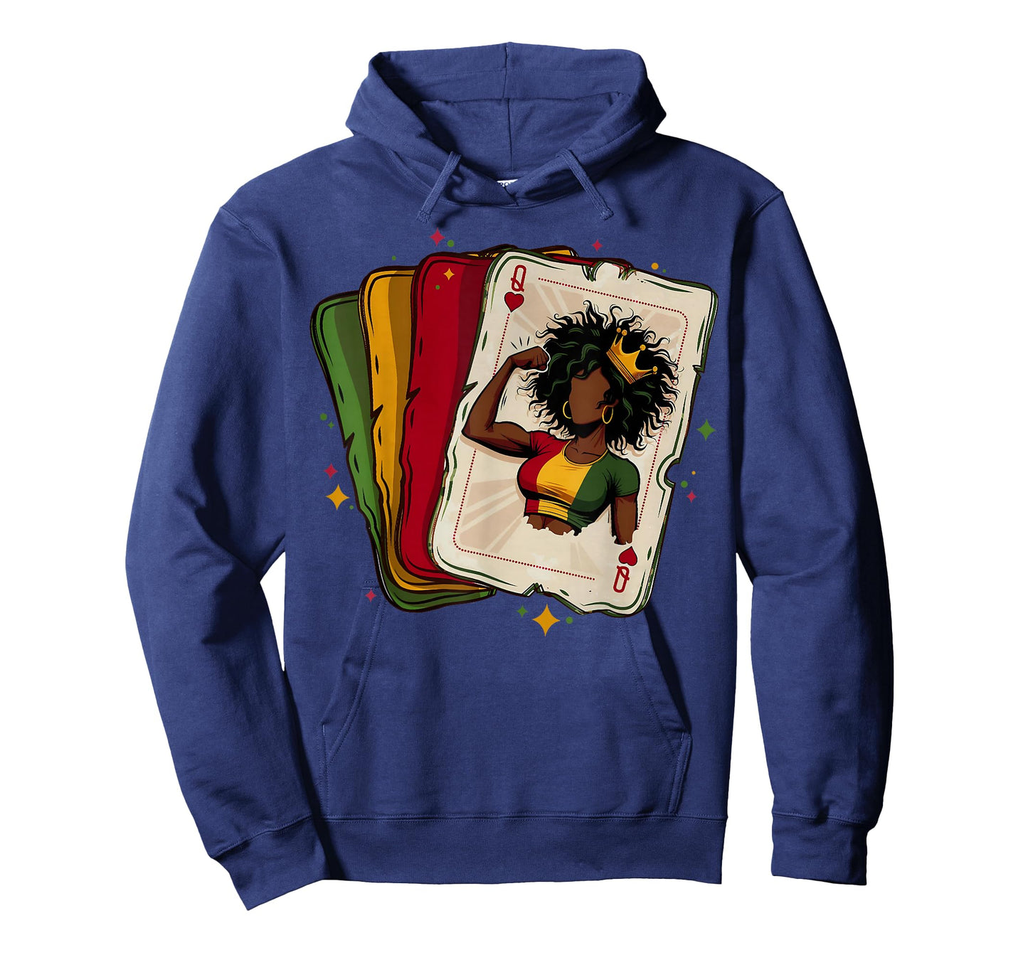 Afro Queen Black Woman African Melanin Black History Month T-Shirt