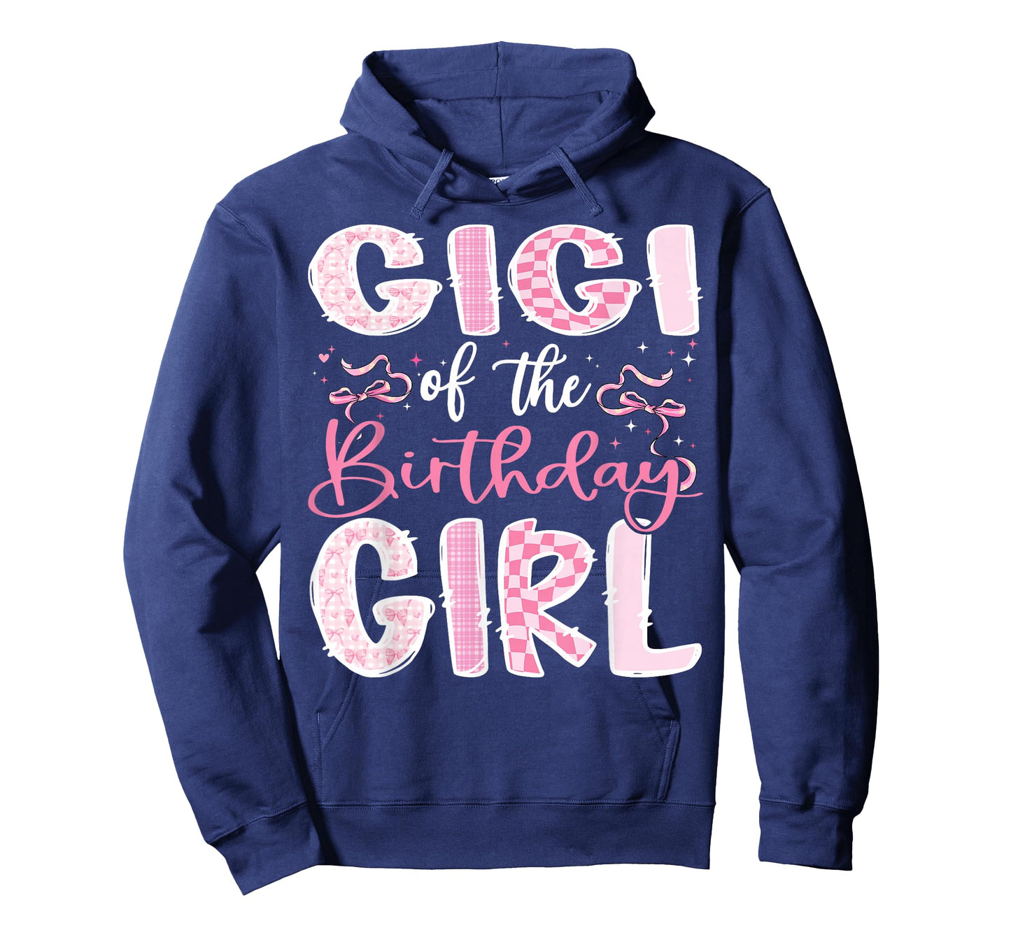 Gigi of The Birthday Girl Pink Coquette Bow Family T-Shirt