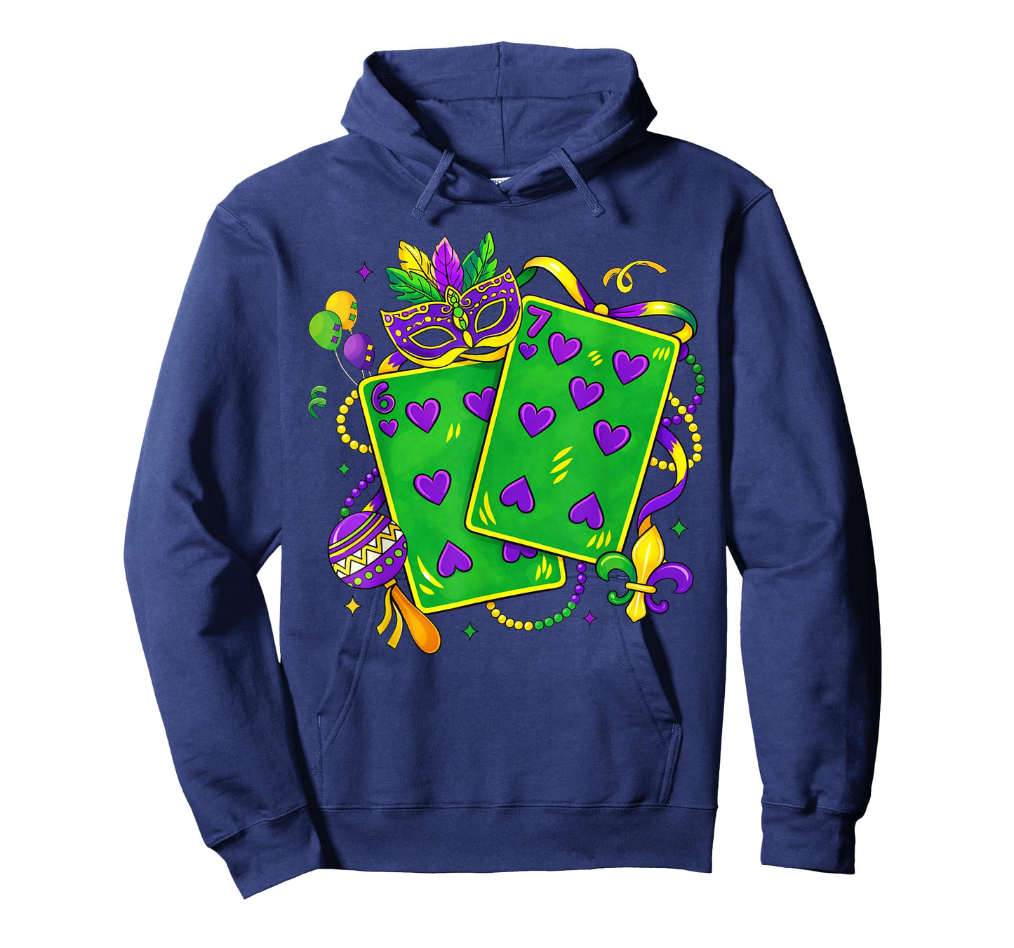 Six Seven 67 Mardi Gras Funny Mardi Gras Parade Men Women T-Shirt