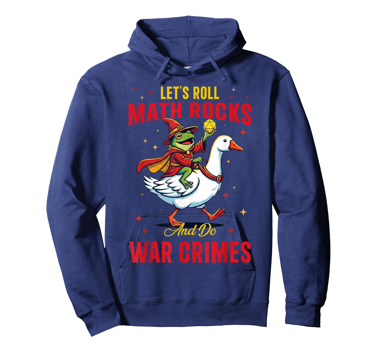 Funny Frog Let's Roll Math Rocks and Do War Crimes T-Shirt