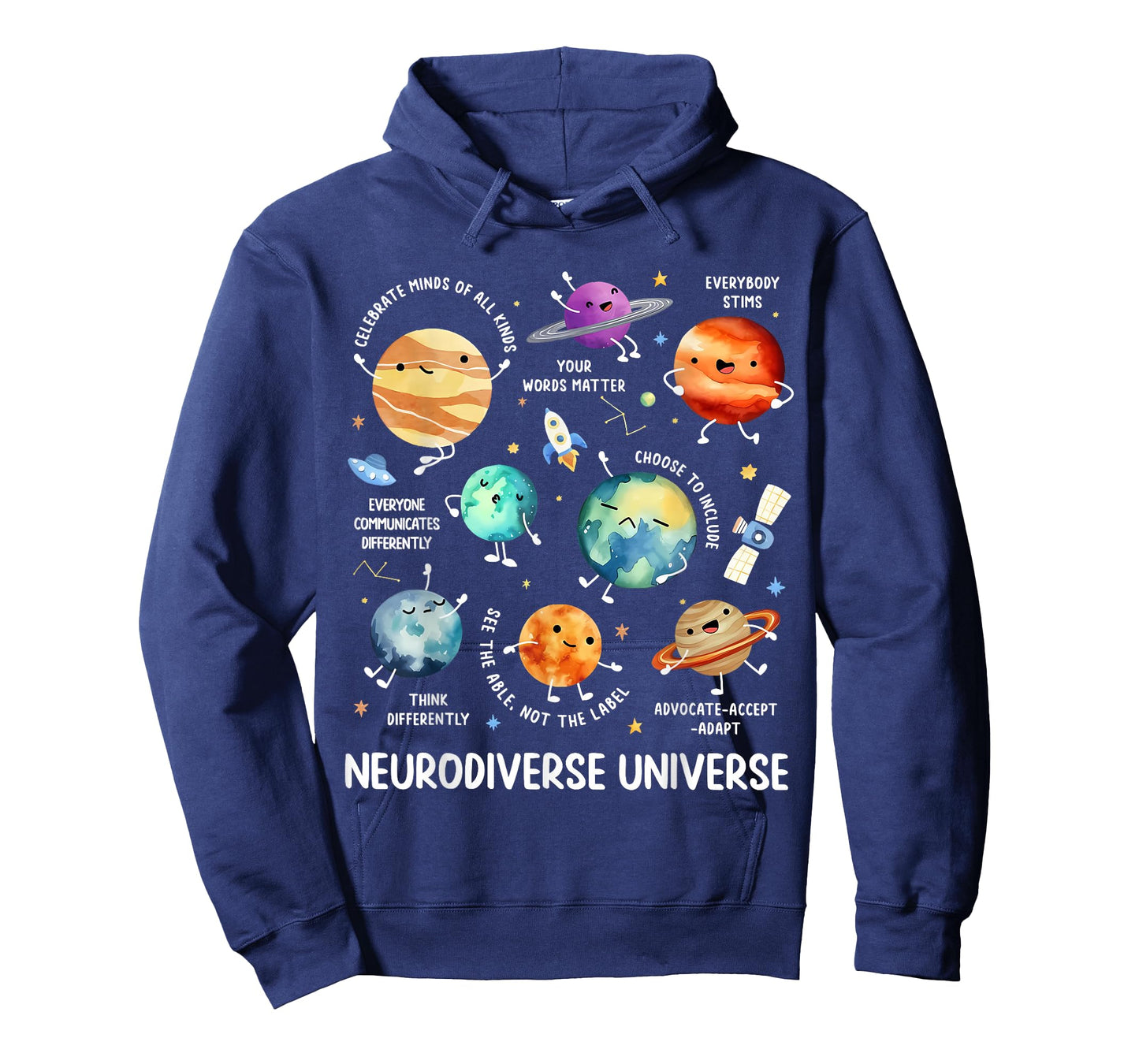 Neurodiverse Universe Neurodiversity Autism Awareness Kids T-Shirt