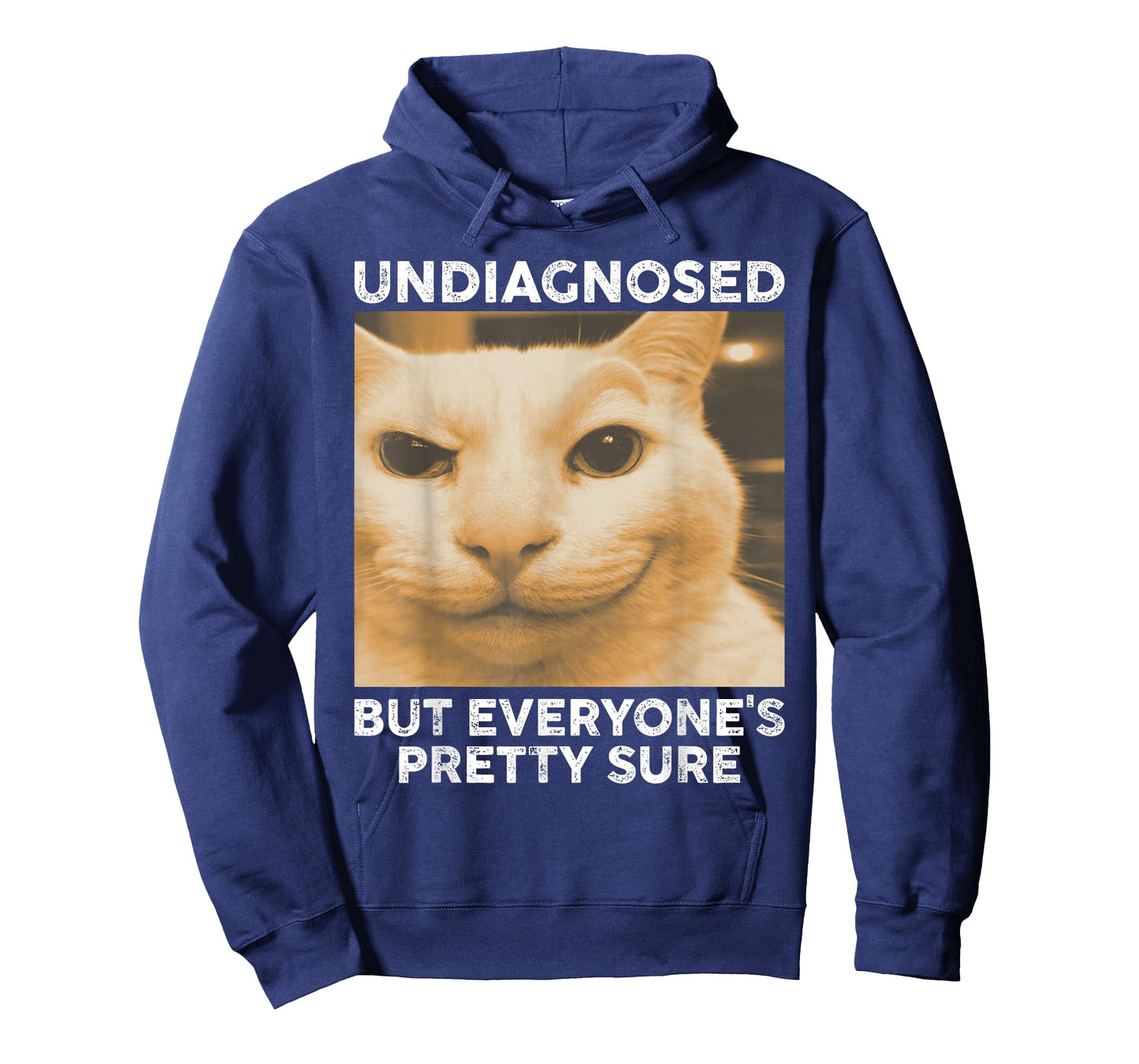 Undiagnosed But Everyone's Pretty Sure Funny Cat Humor Meme T-Shirt