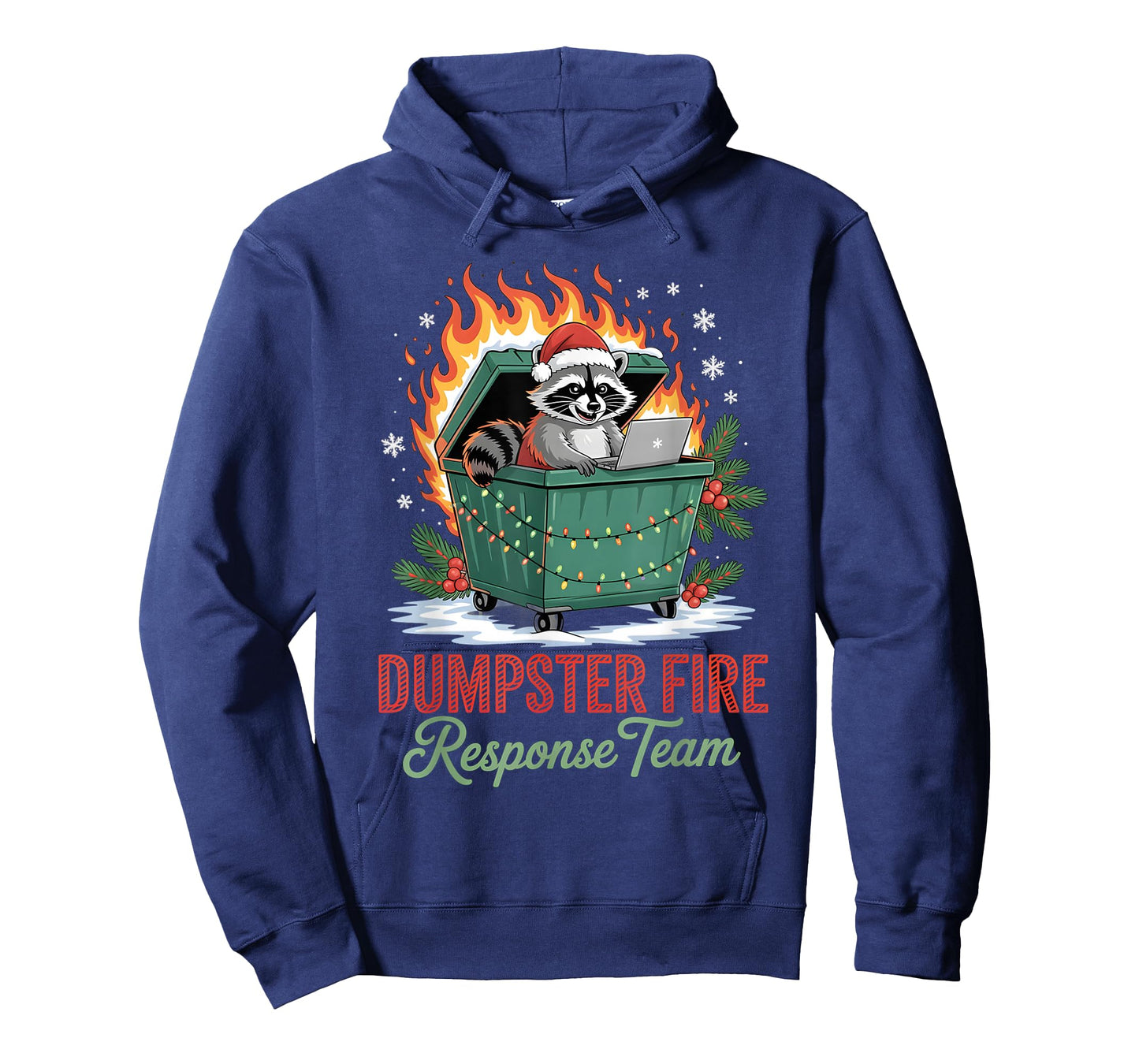 Dumpster Fire Response Team Leader Christmas T-Shirt