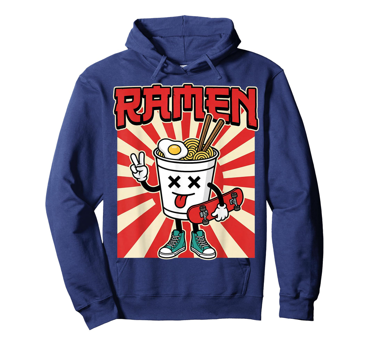 Cute Ramen Skater Tee Kawaii Anime Skateboard Lover Teens T-Shirt