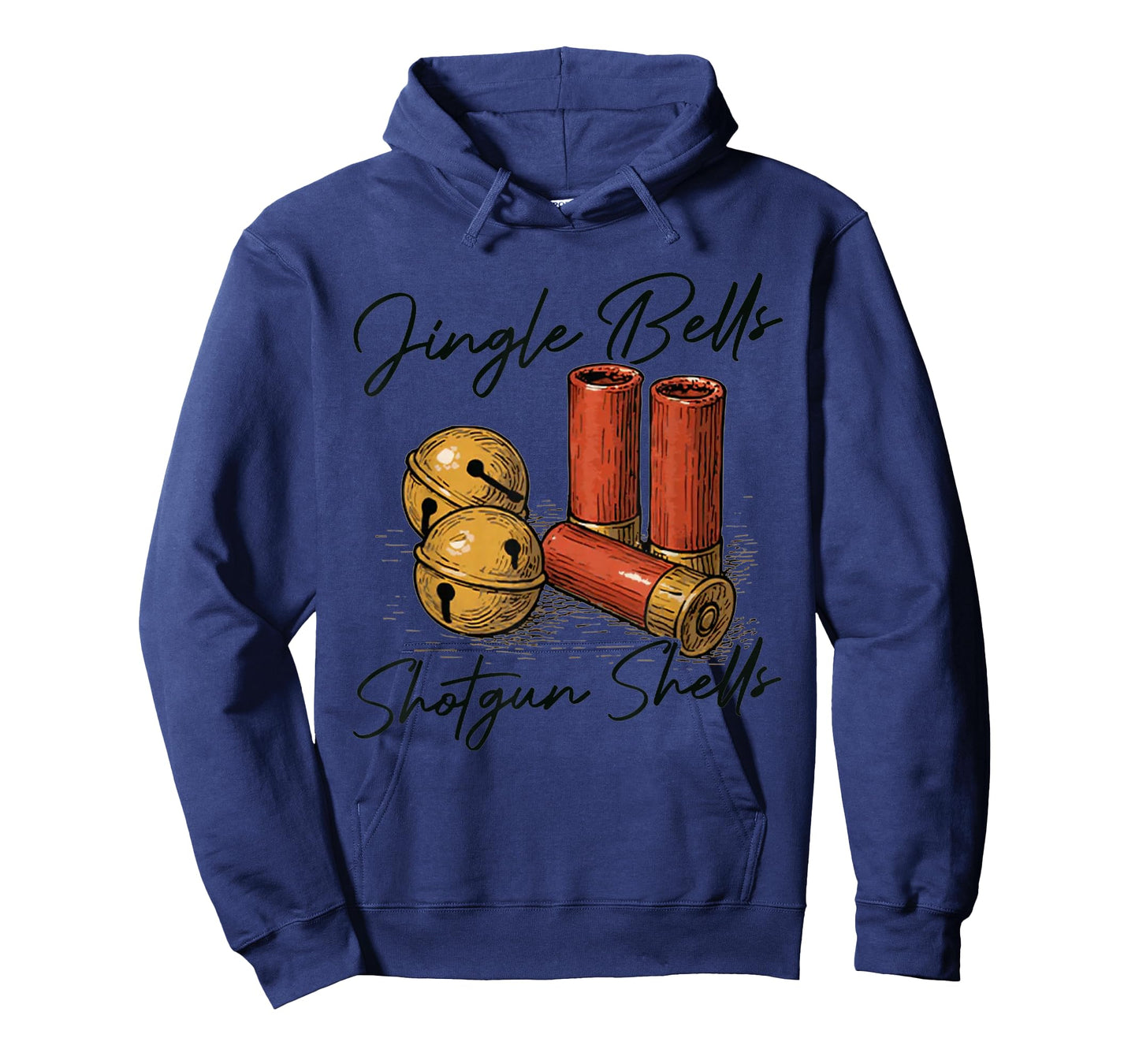 Jingle Bells Shotgun Shells Funny Hunting Christmas T-Shirt
