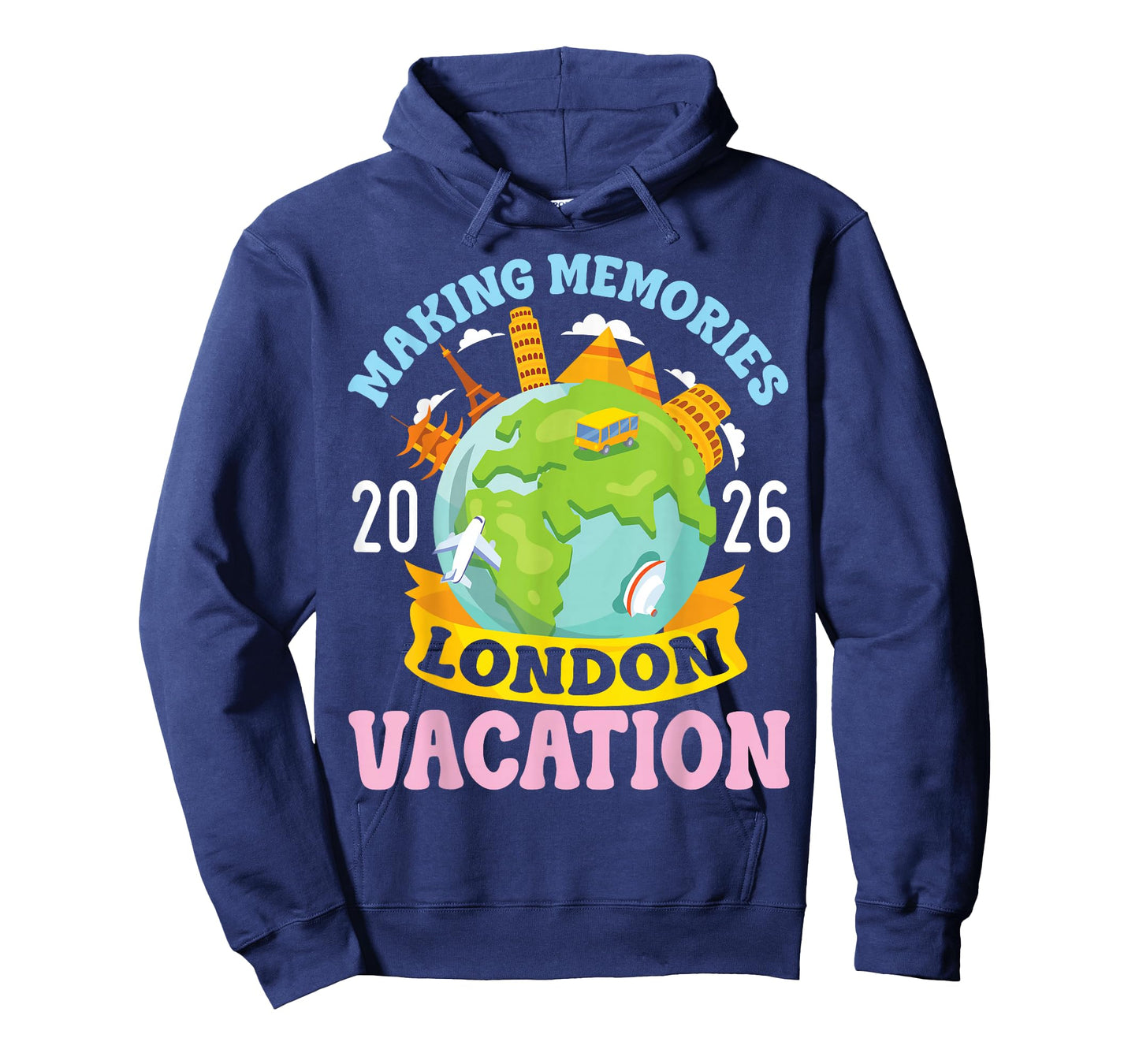London Vacation 2026 Travel Making Memories Family Trip T-Shirt