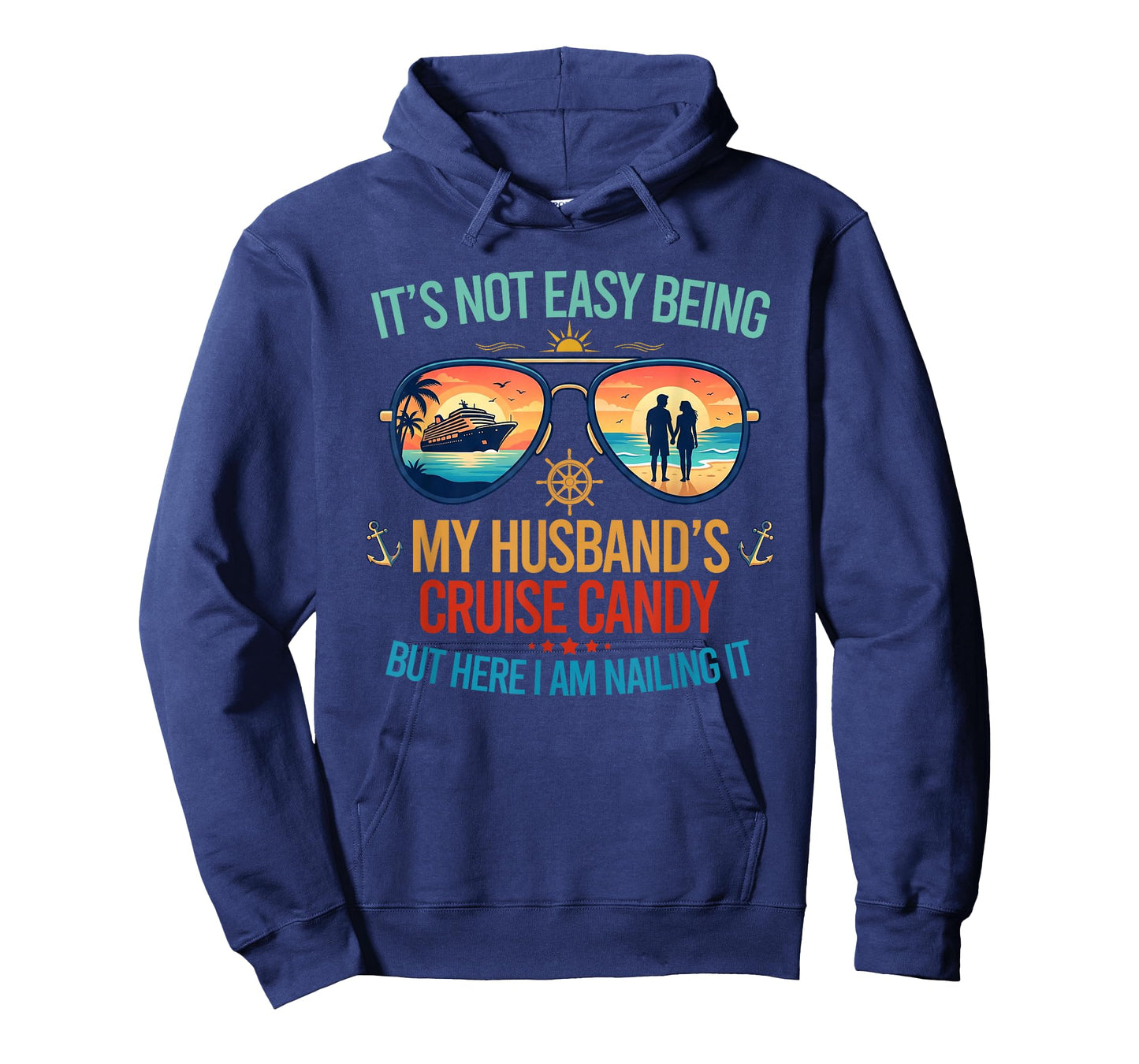 Husband and Wife Cruise Candy Funny Matching Couples T-Shirt