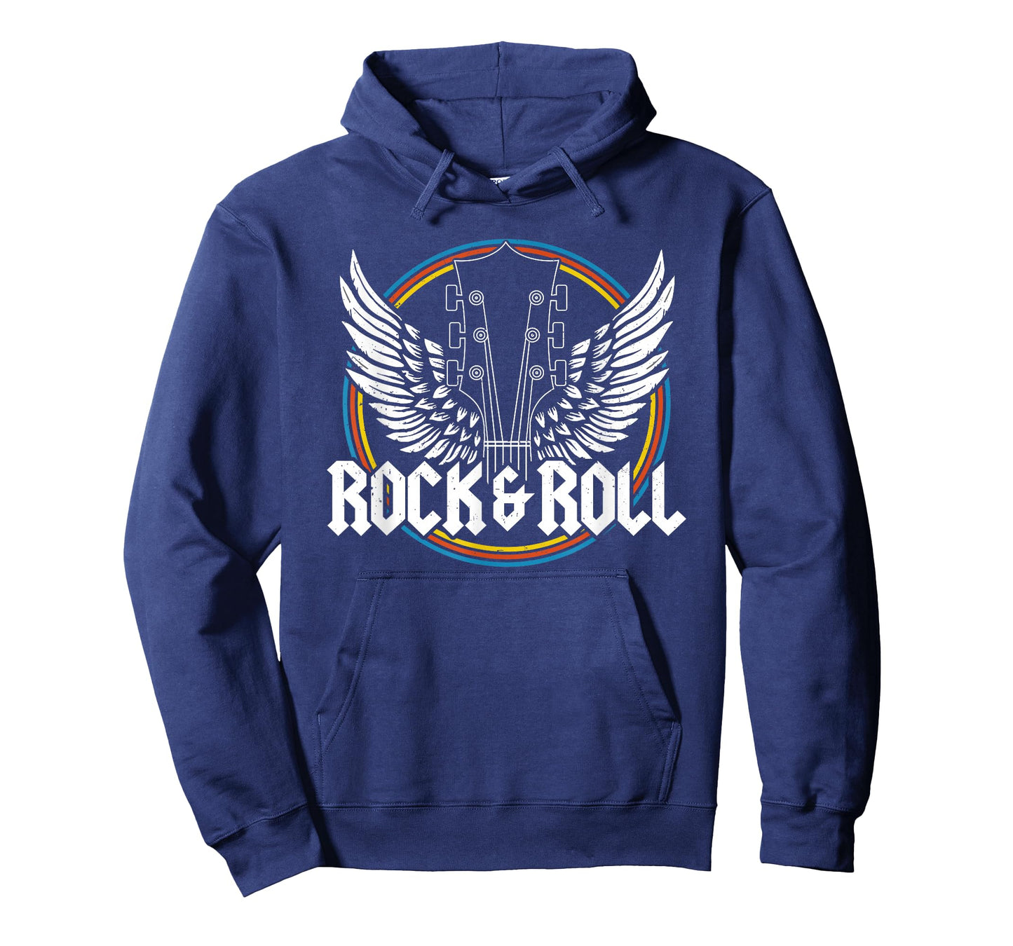 Retro Vintage Rock & Roll Guitar Wings Music Concert Band T-Shirt