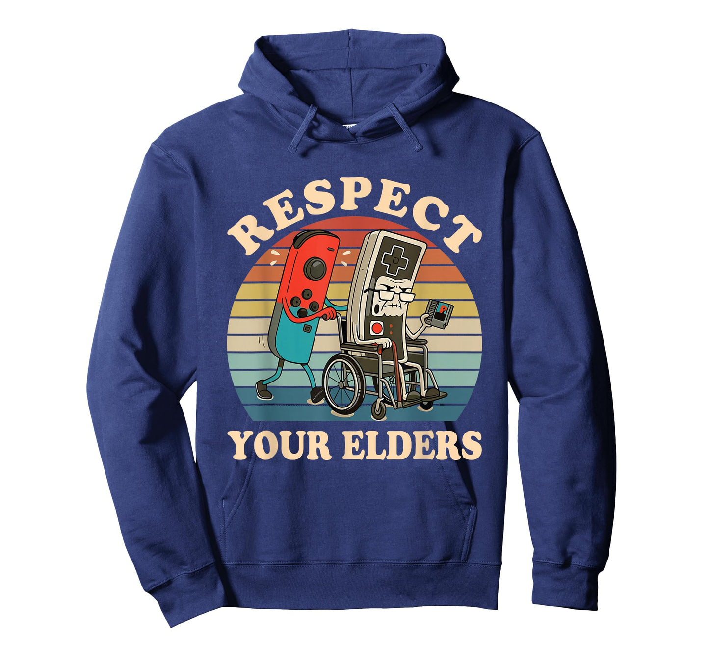 Respect Your Elders Retro Gaming Funny Gamer Controller 80s T-Shirt