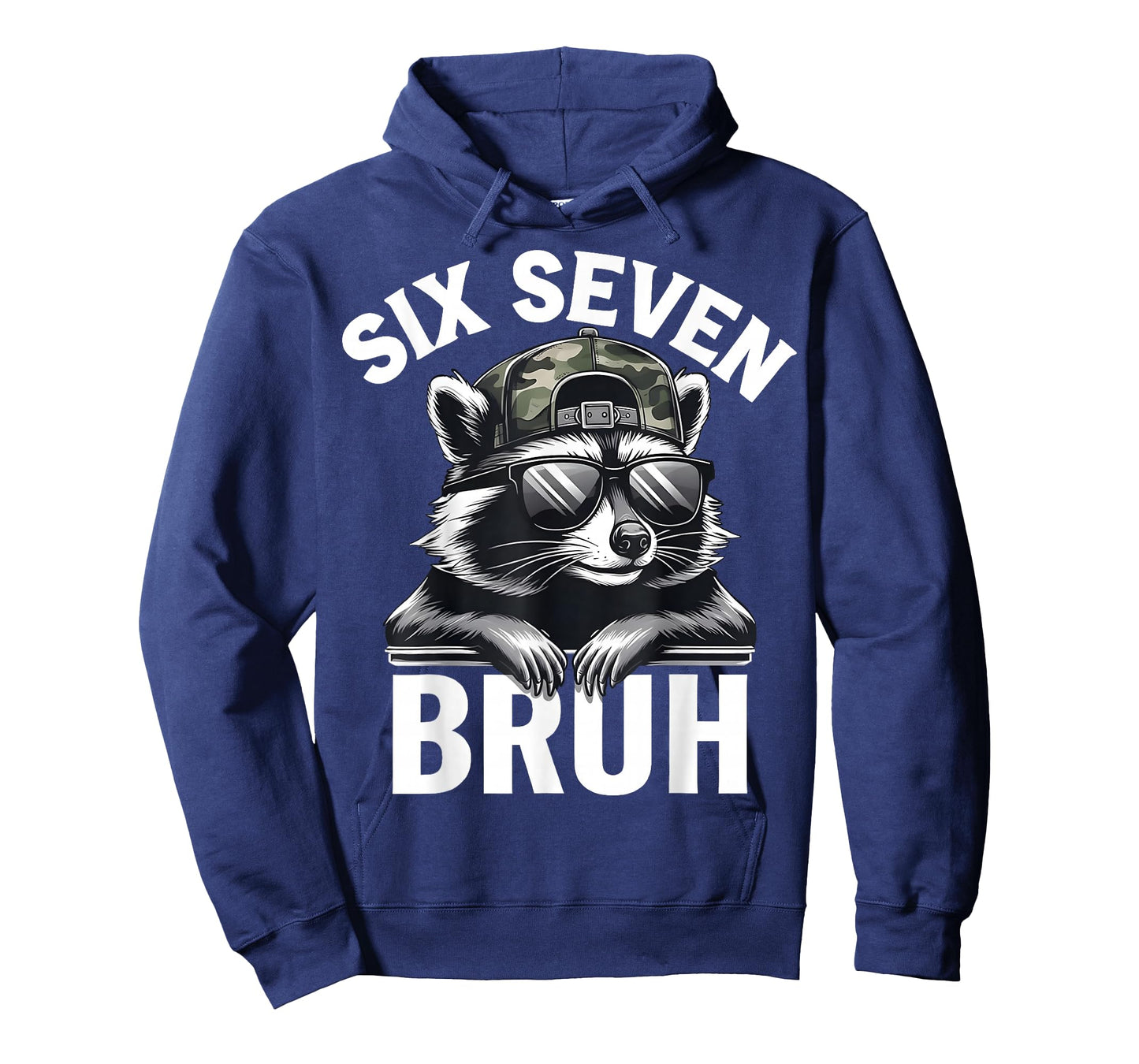 Six Seven 6 7 Raccoon Graphic Funny Gift for Men Kids Boys T-Shirt