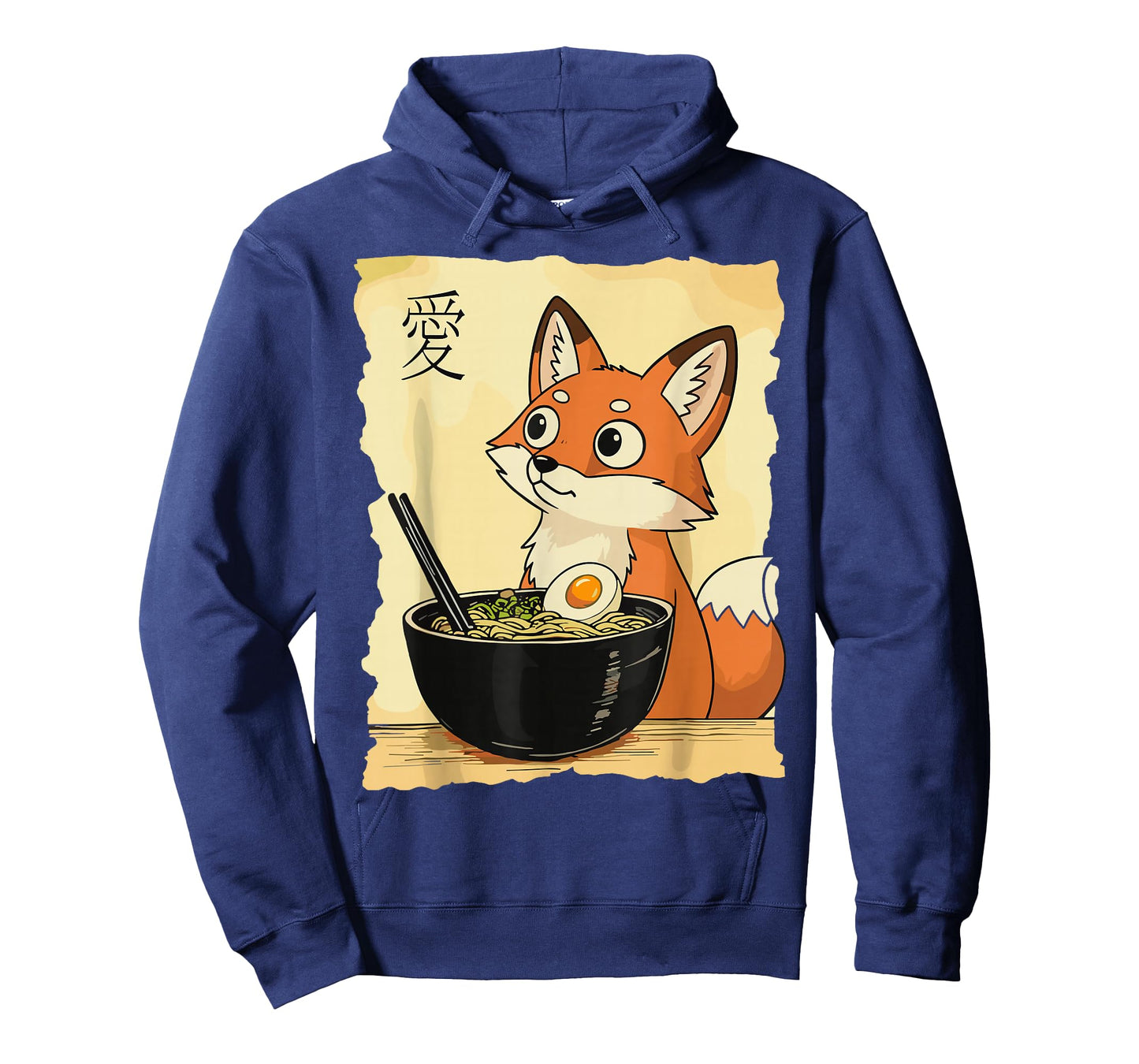 Funny Cute Fox Ramen Kawaii Anime Japanese Graphic Women Men T-Shirt