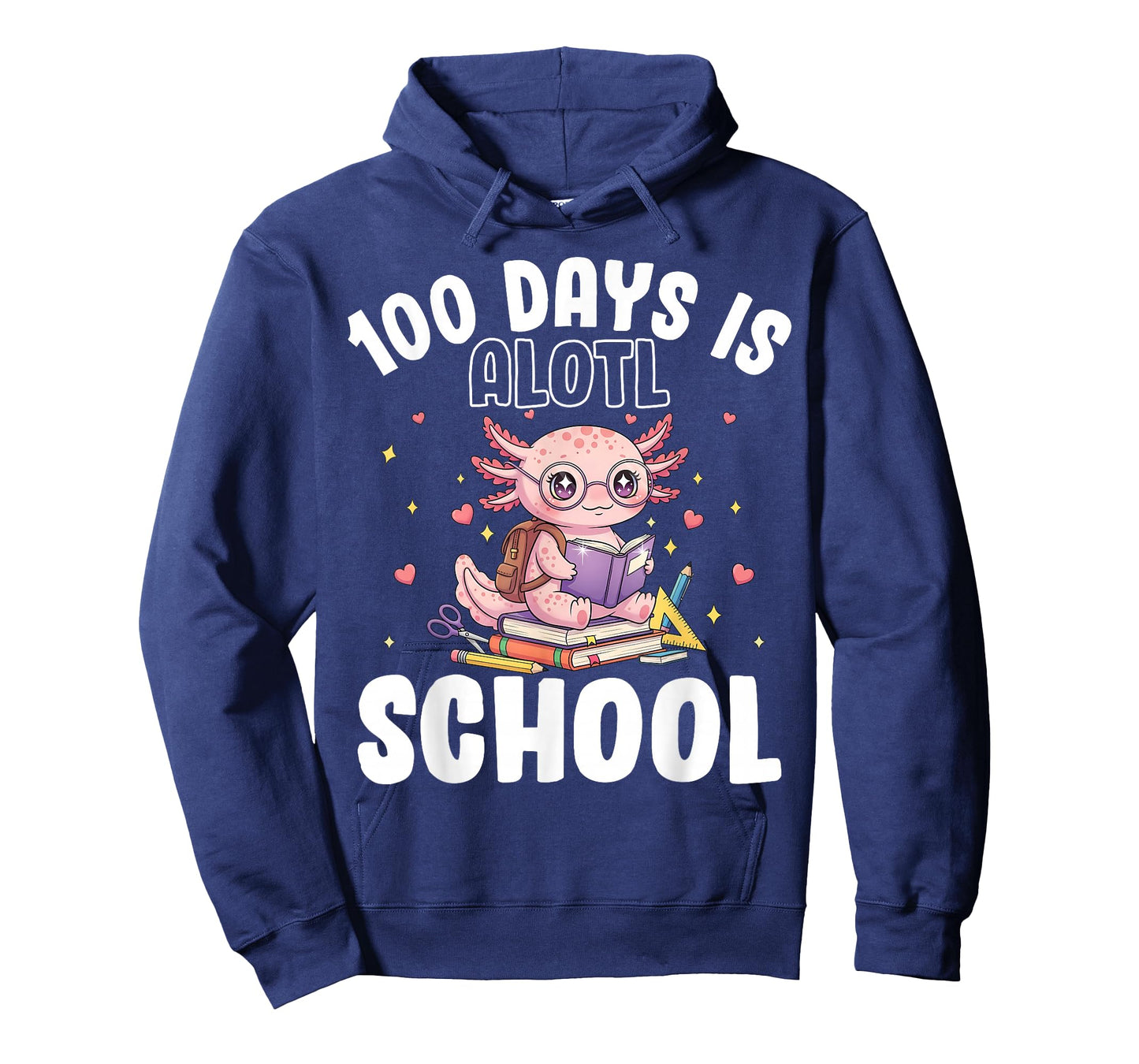 100 Days of School Axolotl Shirt Girls 100th Day of School T-Shirt