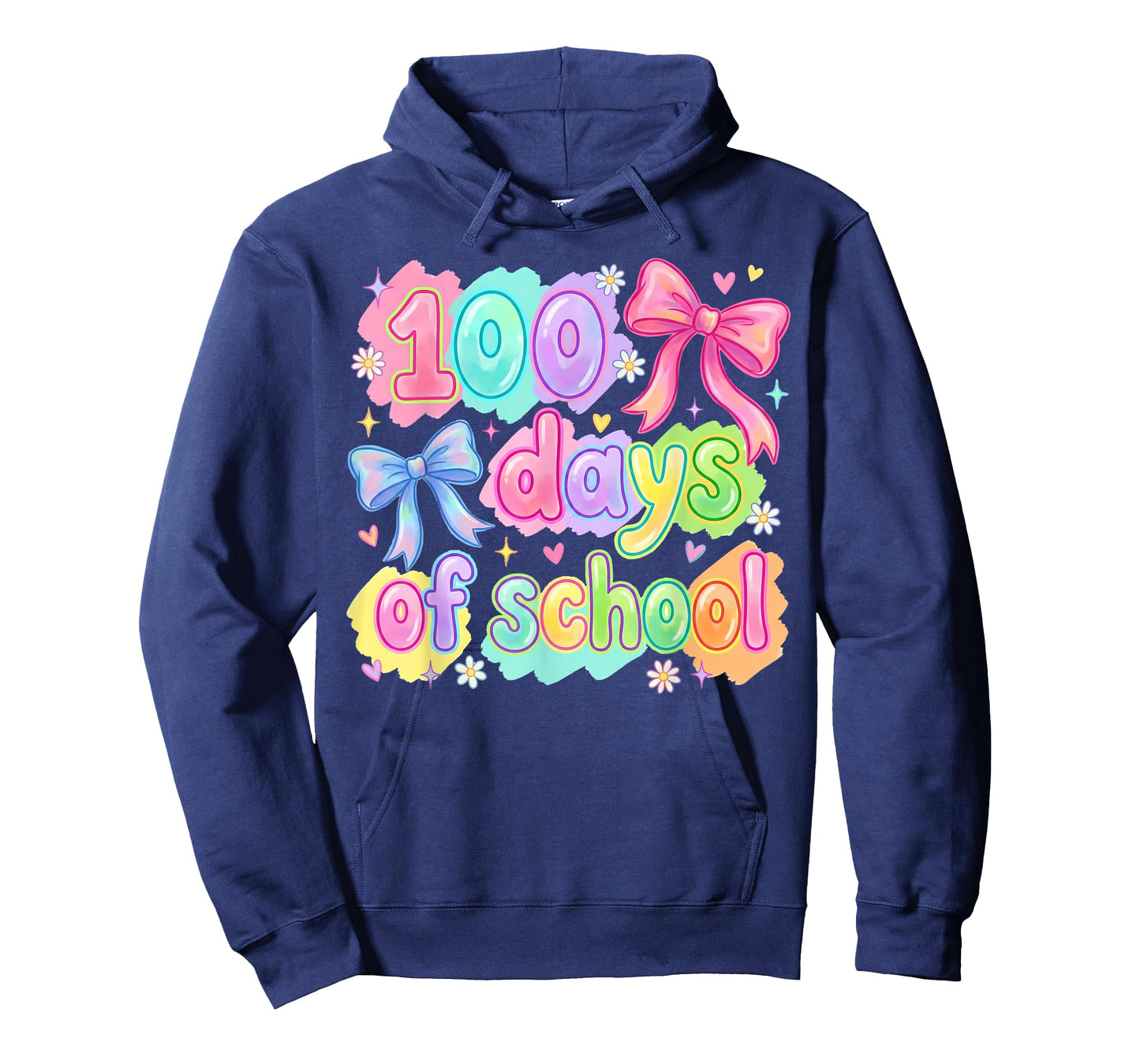 100th Day of School 100 Days Women Coquette Bow Girls T-Shirt