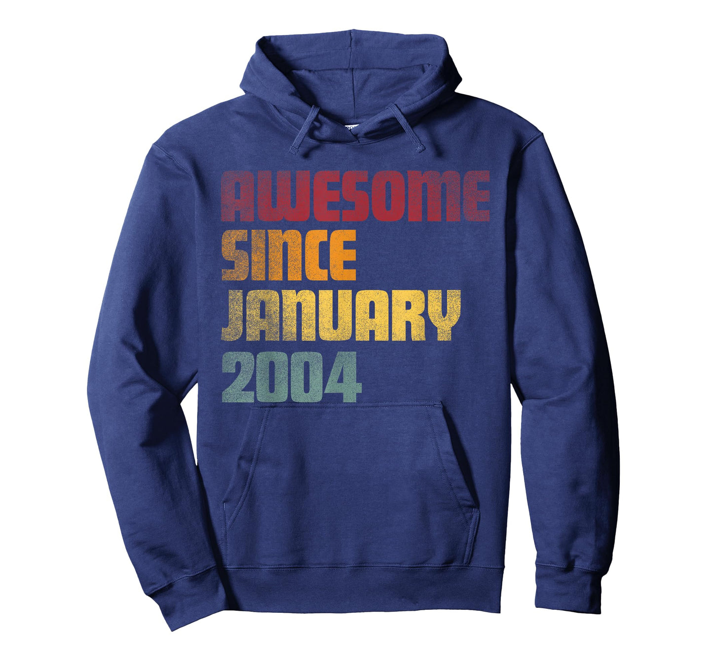 Awesome Since January 2004 22nd Birthday - Vintage T-Shirt