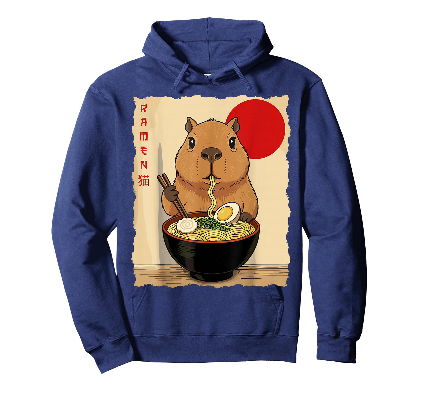 Anime Capybara Ramen Japanese Funny Graphic Capybara Anime T-Shirt