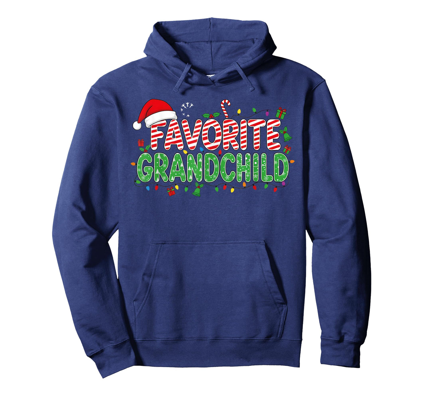 Favorite Grandchild Xmas Santa Hat Christmas T-Shirt