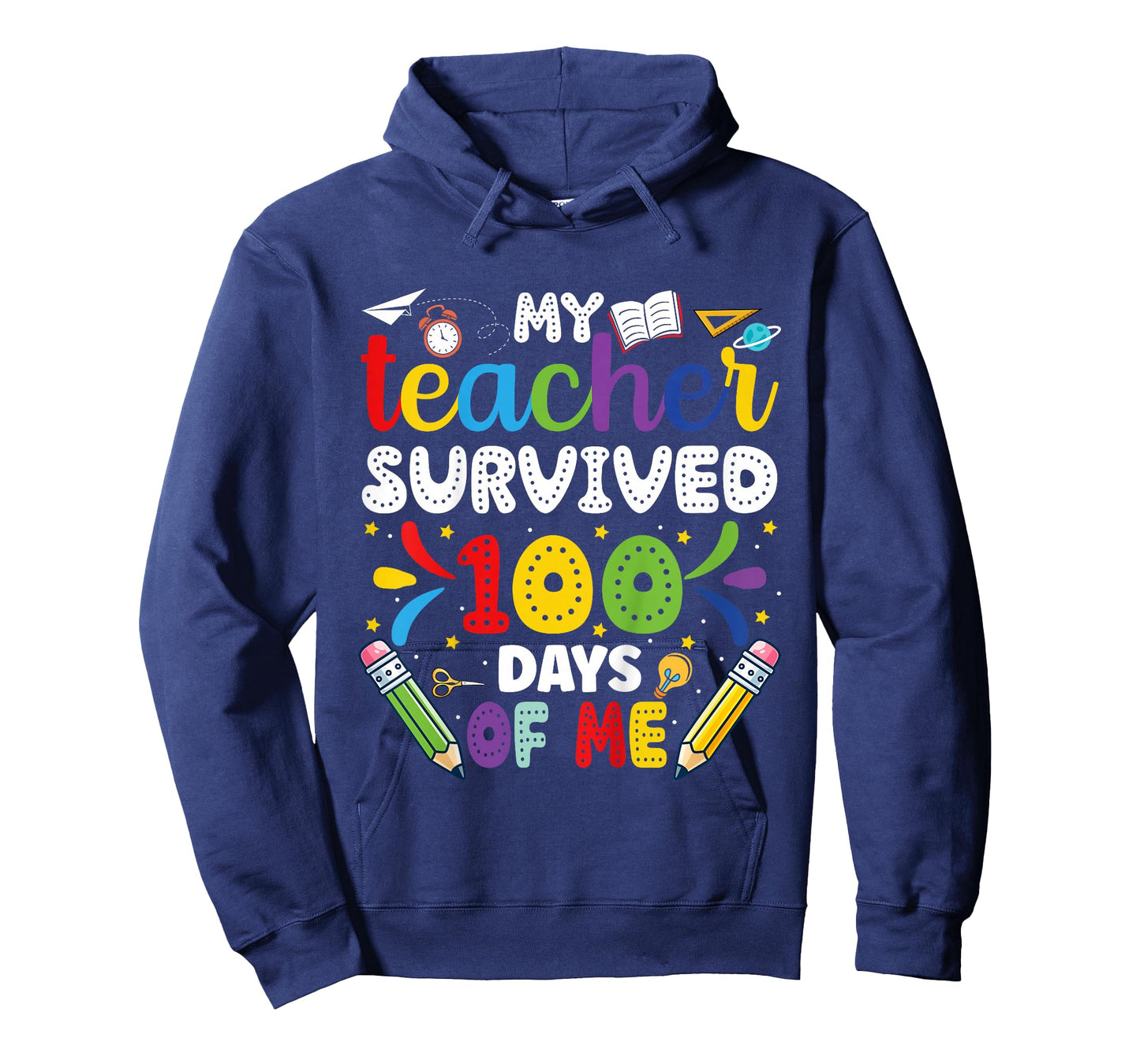 My Teacher Survived 100 Days of Me 100th Day of School Boys T-Shirt