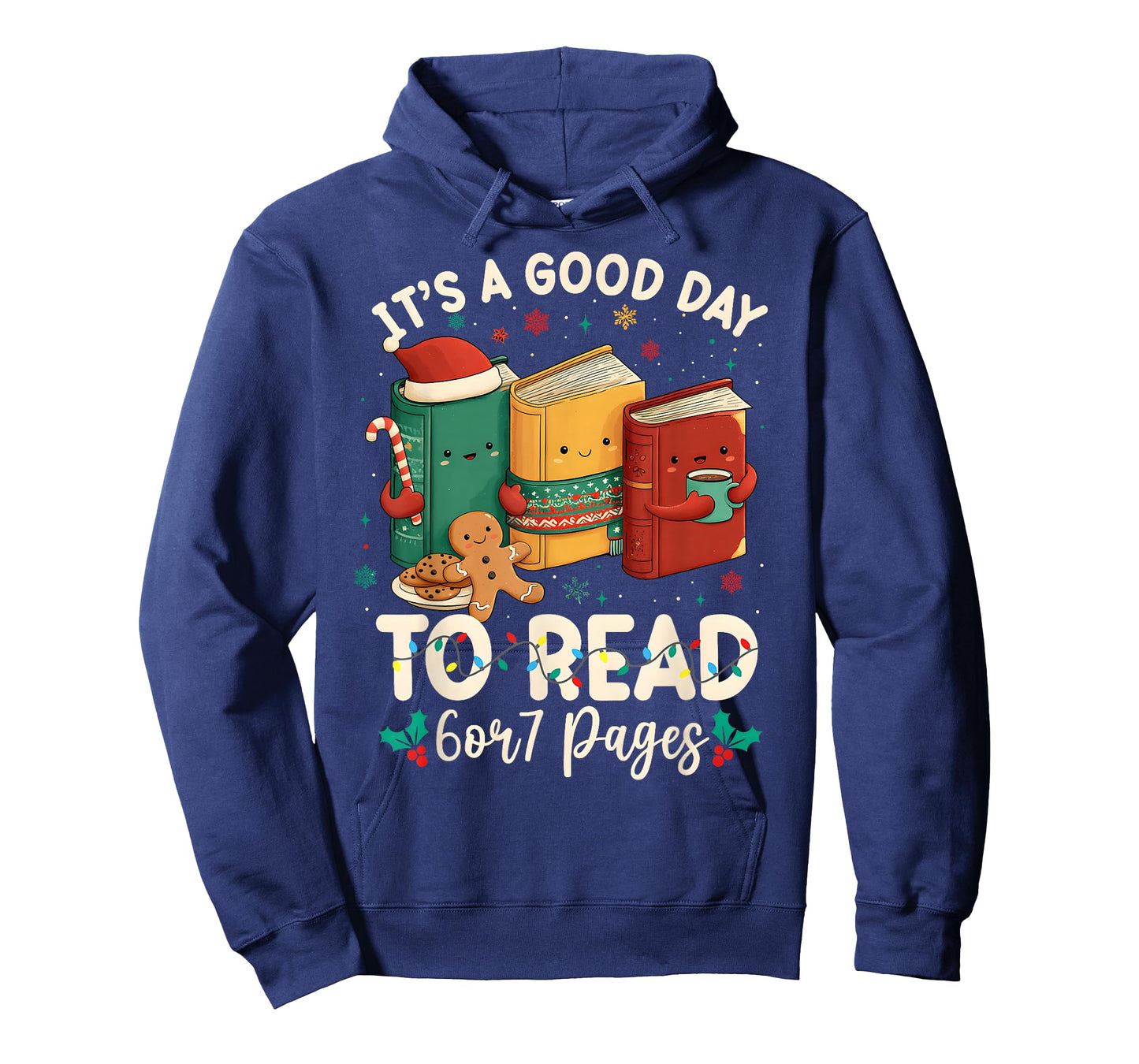 Christmas Retro It's A Good Day to Read 6 Or 7 Pages Xmas T-Shirt