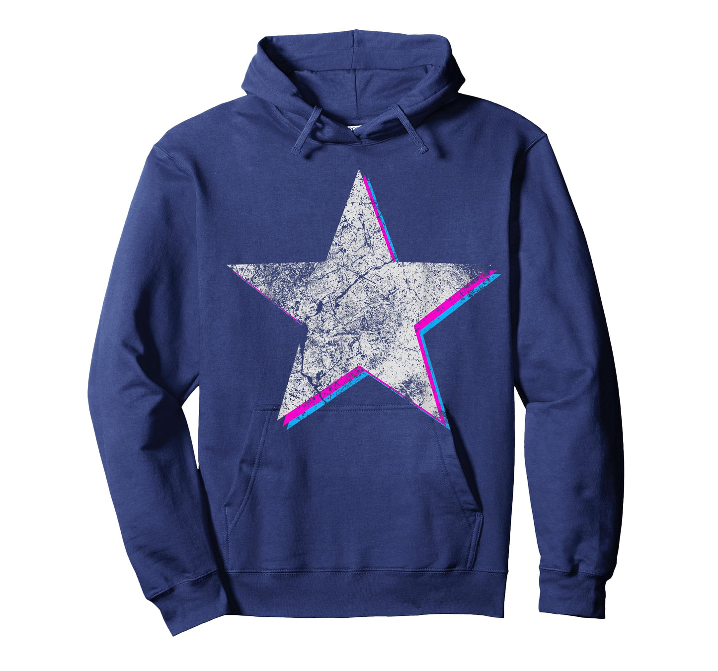 Vintage White Retro Star T-Shirt