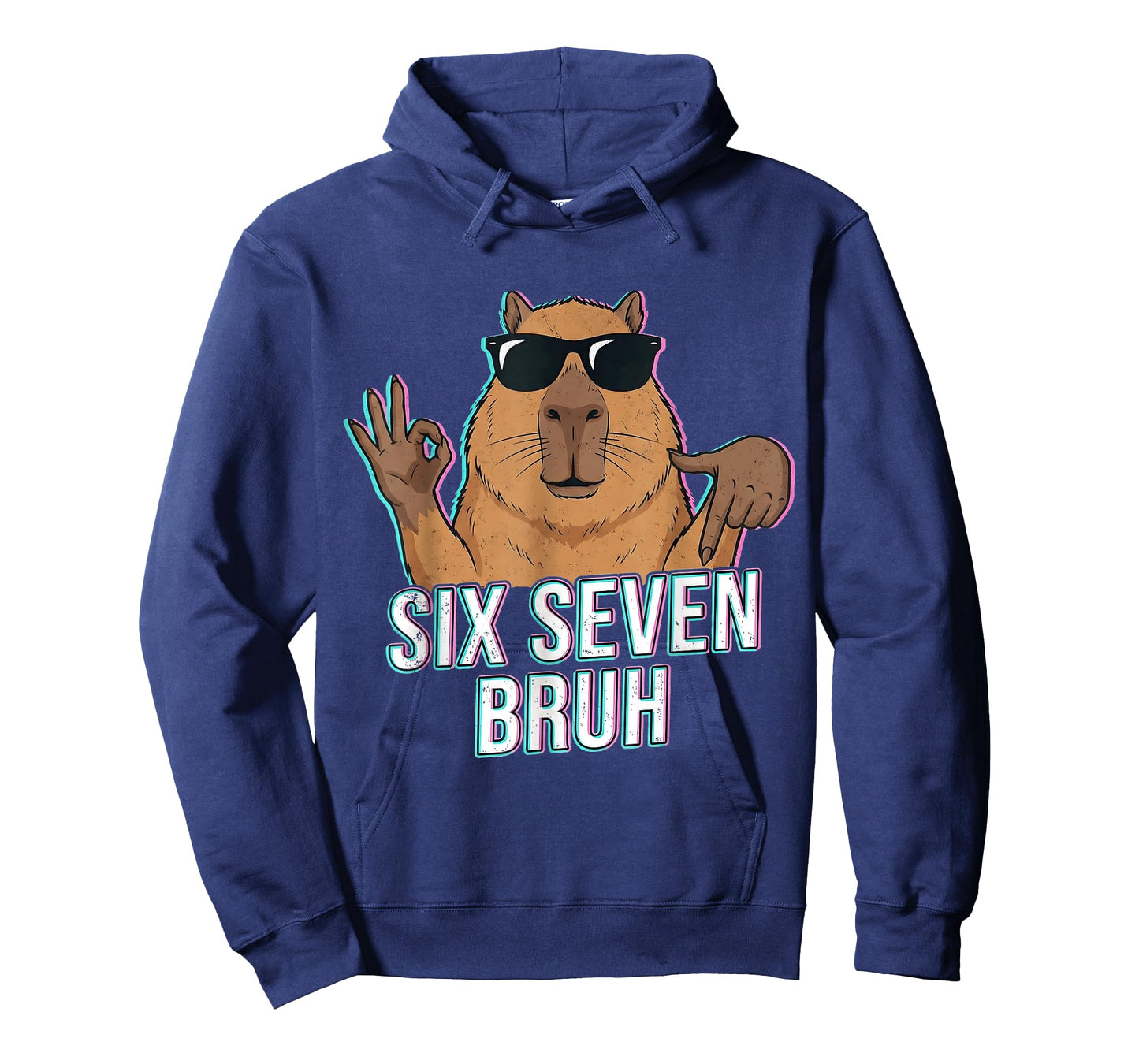 Six Seven Bruh Capybara 67 Boys Teens Kids Animals Lover 6 7 T-Shirt
