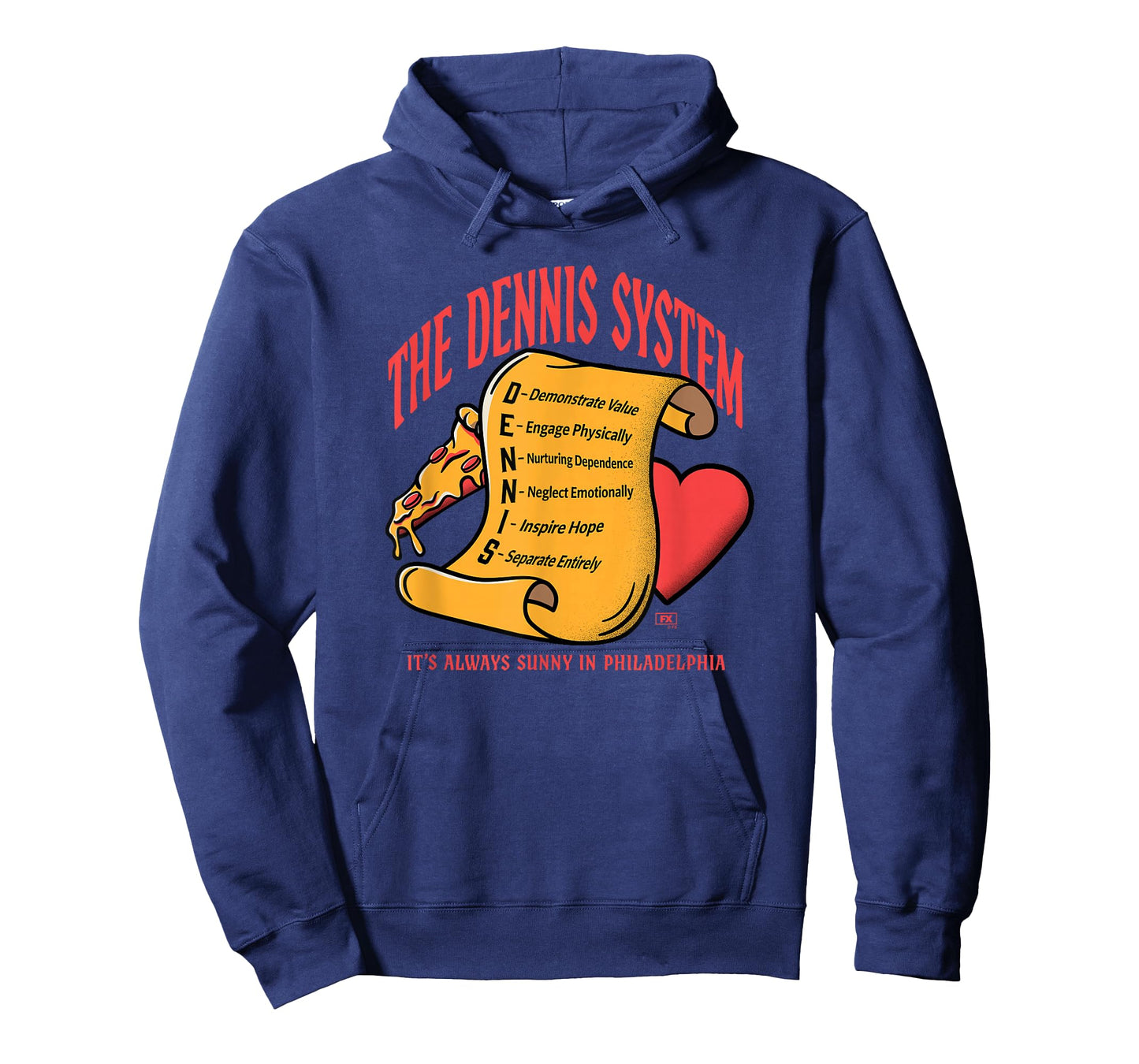 It's Always Sunny The Dennis System Scroll Funny TV Show T-Shirt