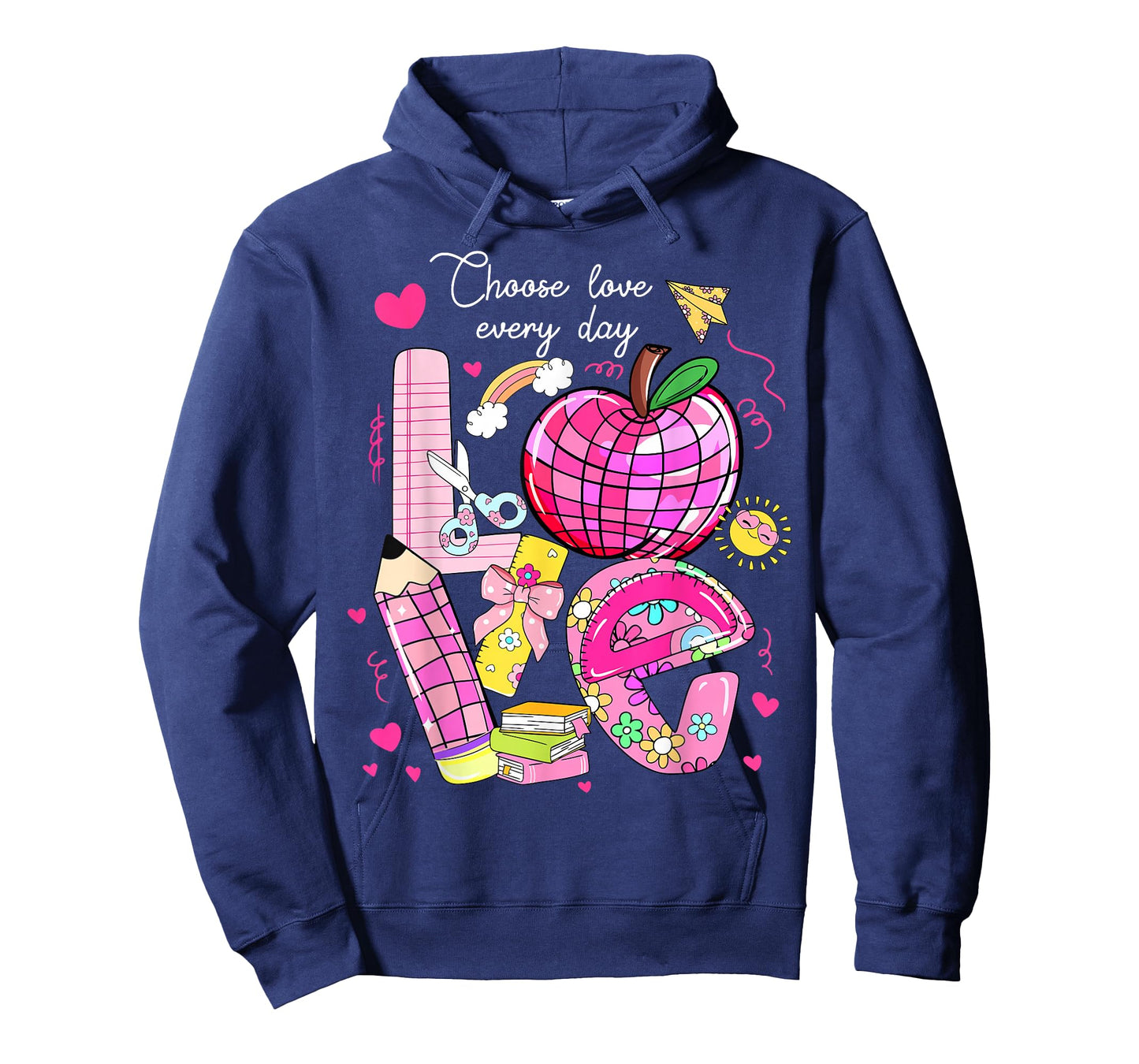 Love Valentines Day for Women Teacher Girls Mom Valentine T-Shirt