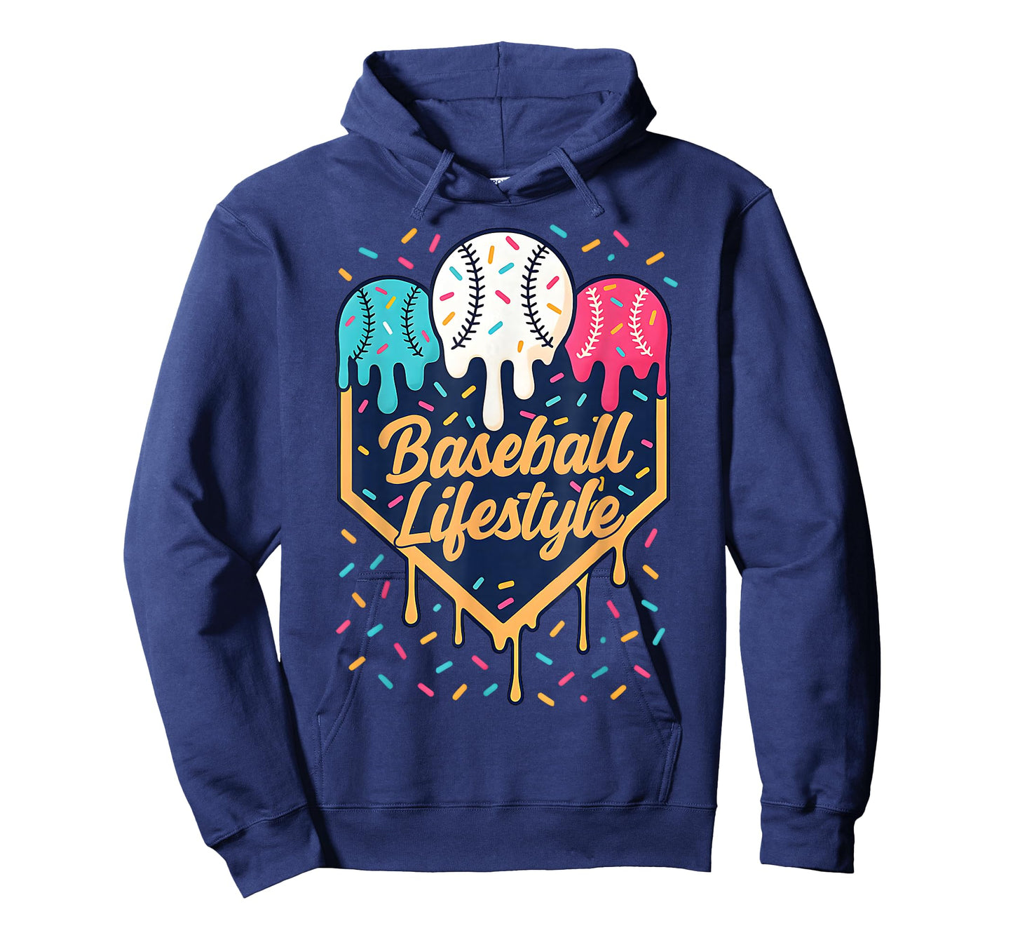 Baseball Life Style 101 Apparel Youth Drip Baseball Boys Kid T-Shirt