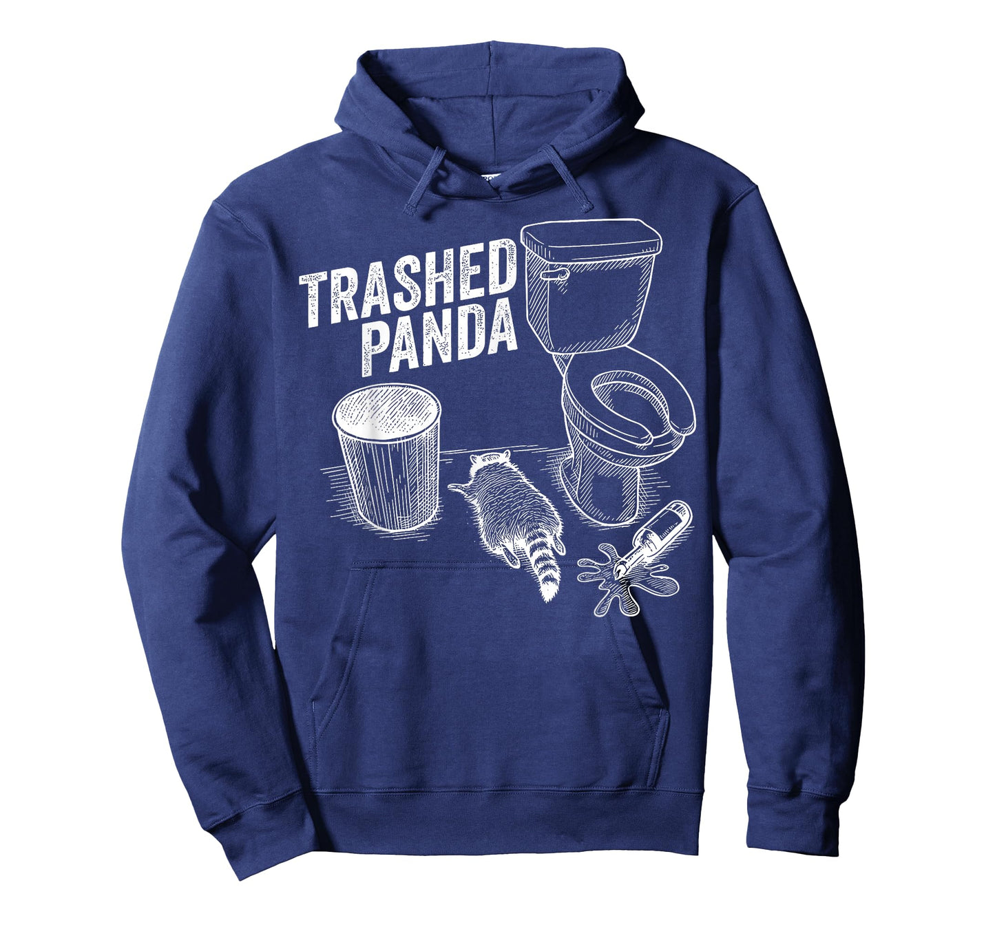 Trashed Panda Funny Drunk Racoon T-Shirt