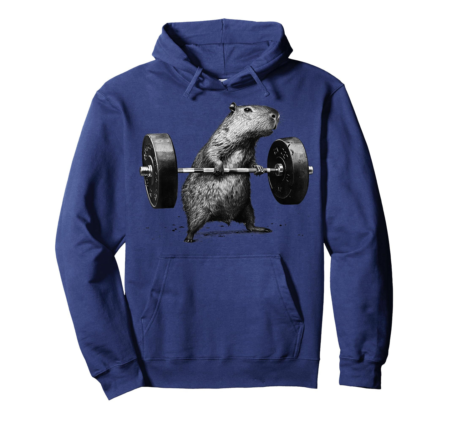 Vintage Capybara Gym Workout Fitness Weightlifting Graphic T-Shirt