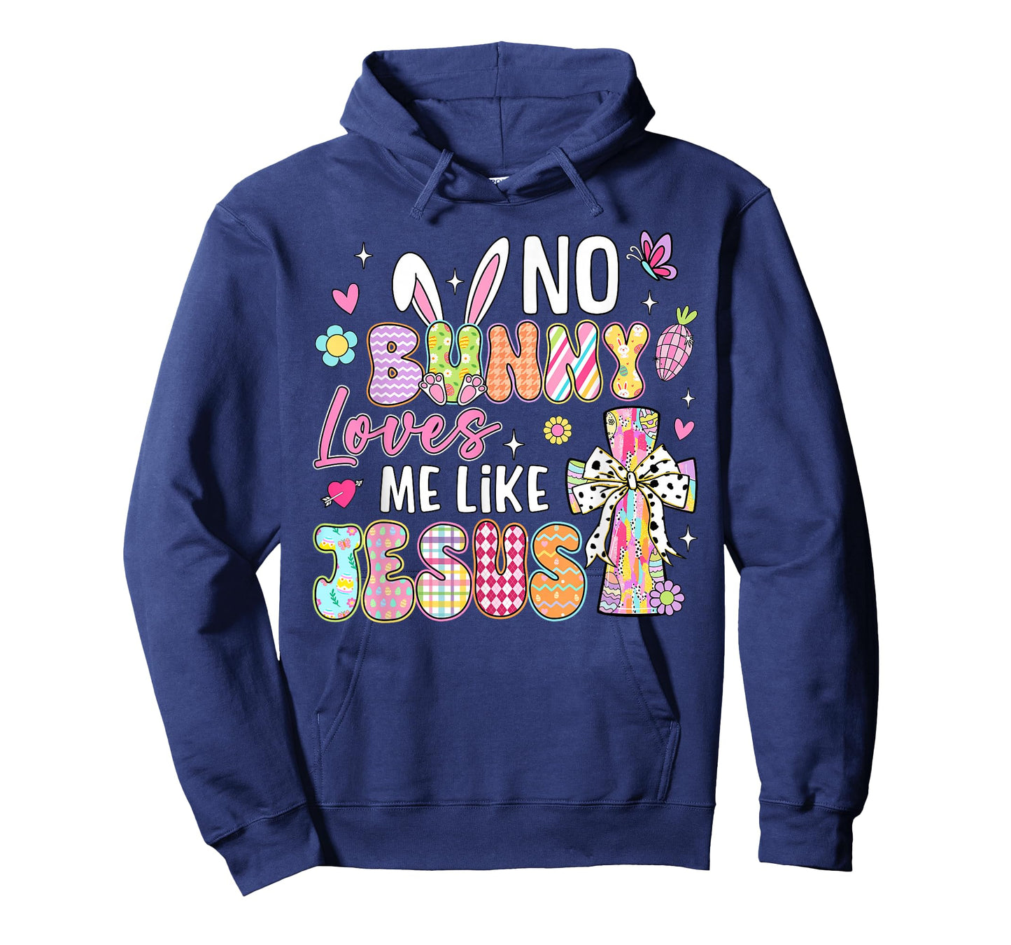 Easter No Bunny Loves Me Like Jesus Christian Kids Women T-Shirt