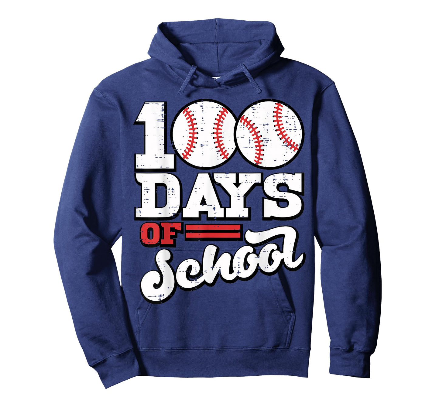 100th Day of School Baseball 100 Days Sports Men Boys Kids T-Shirt