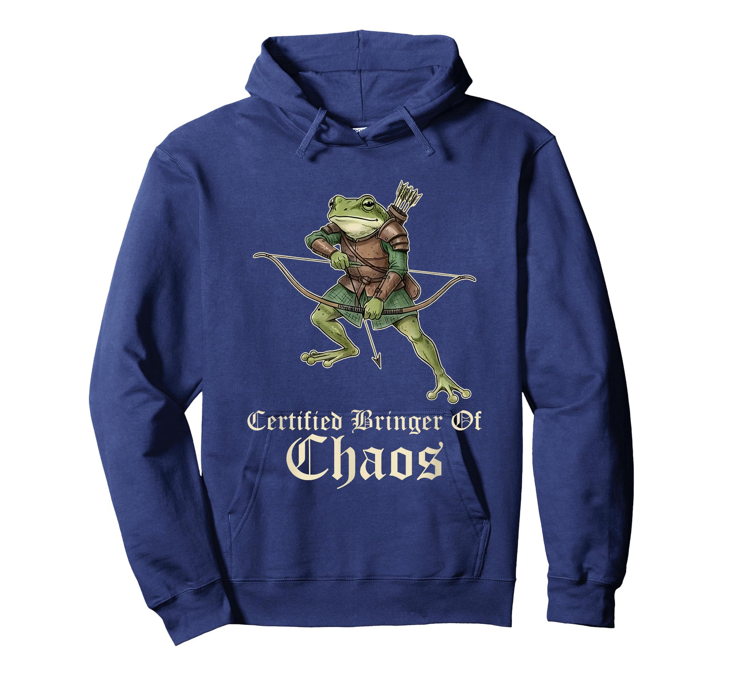 Certified Bringer of Chaos Funny Frog Archer T-Shirt
