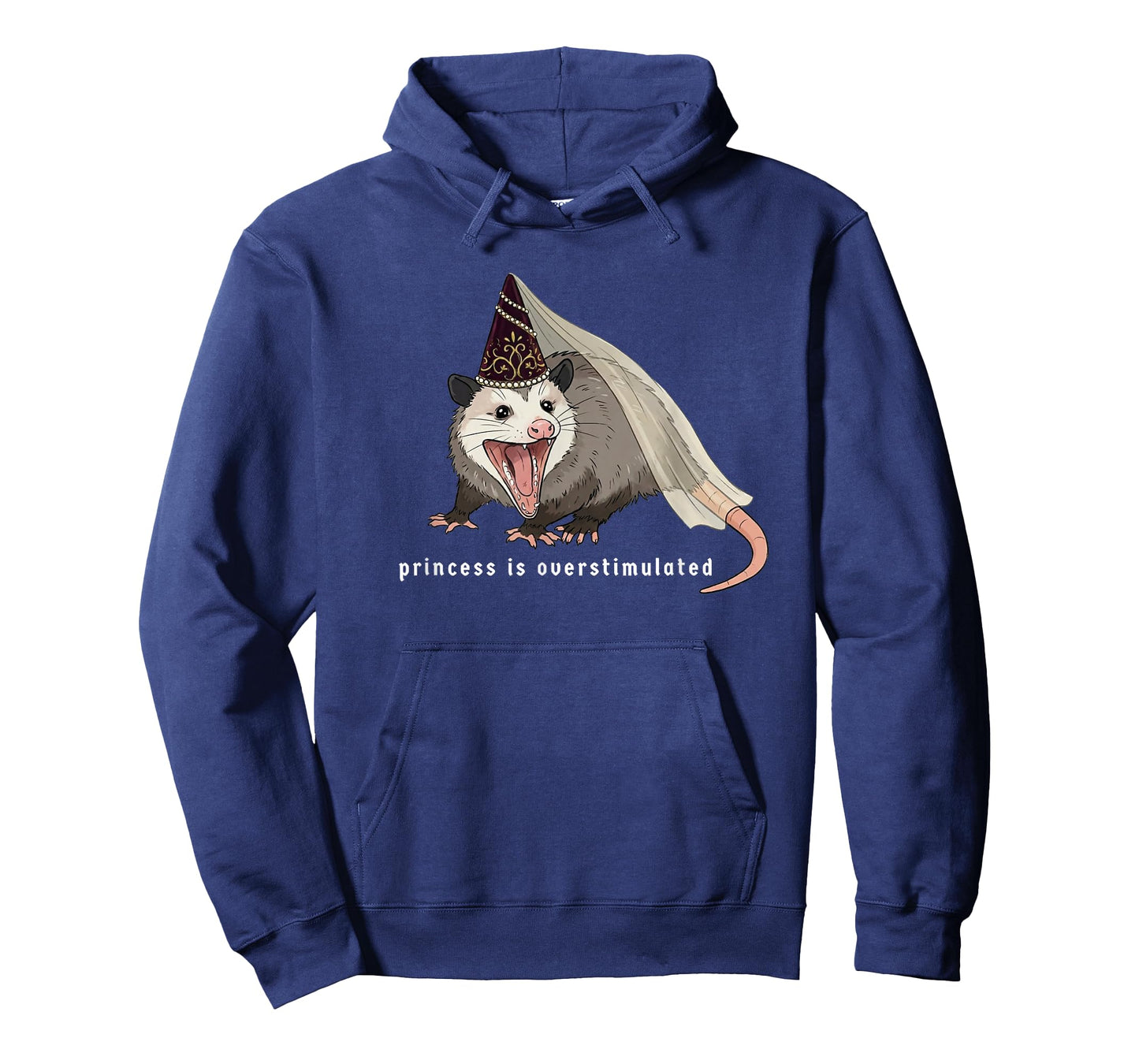 Funny Medieval Opossum Women Meme Princess is Overstimulated T-Shirt
