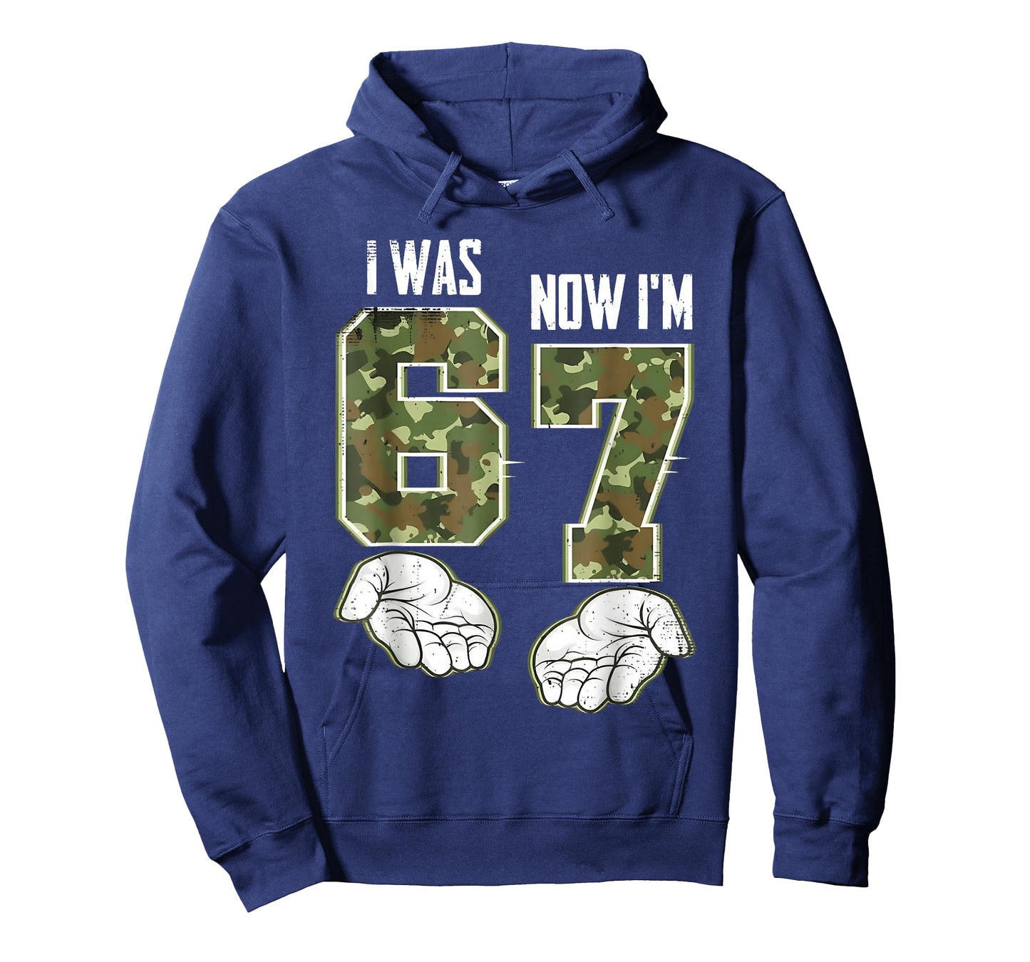 Camo 7 Year Old Birthday I was 6 Now I'm 7 67 Funny Kid Boys T-Shirt