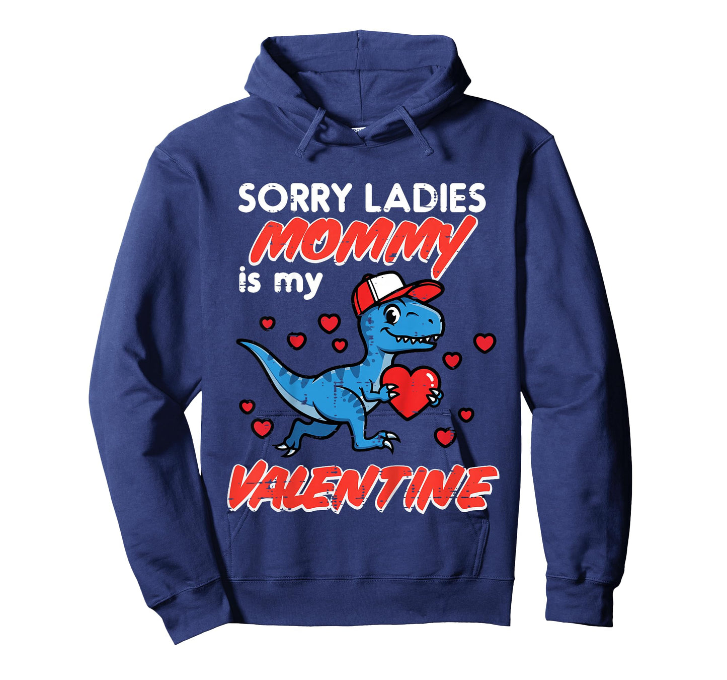 Kids Dino Sorry Ladies Mommy is My Valentine Day Toddler Boy Kids T-Shirt