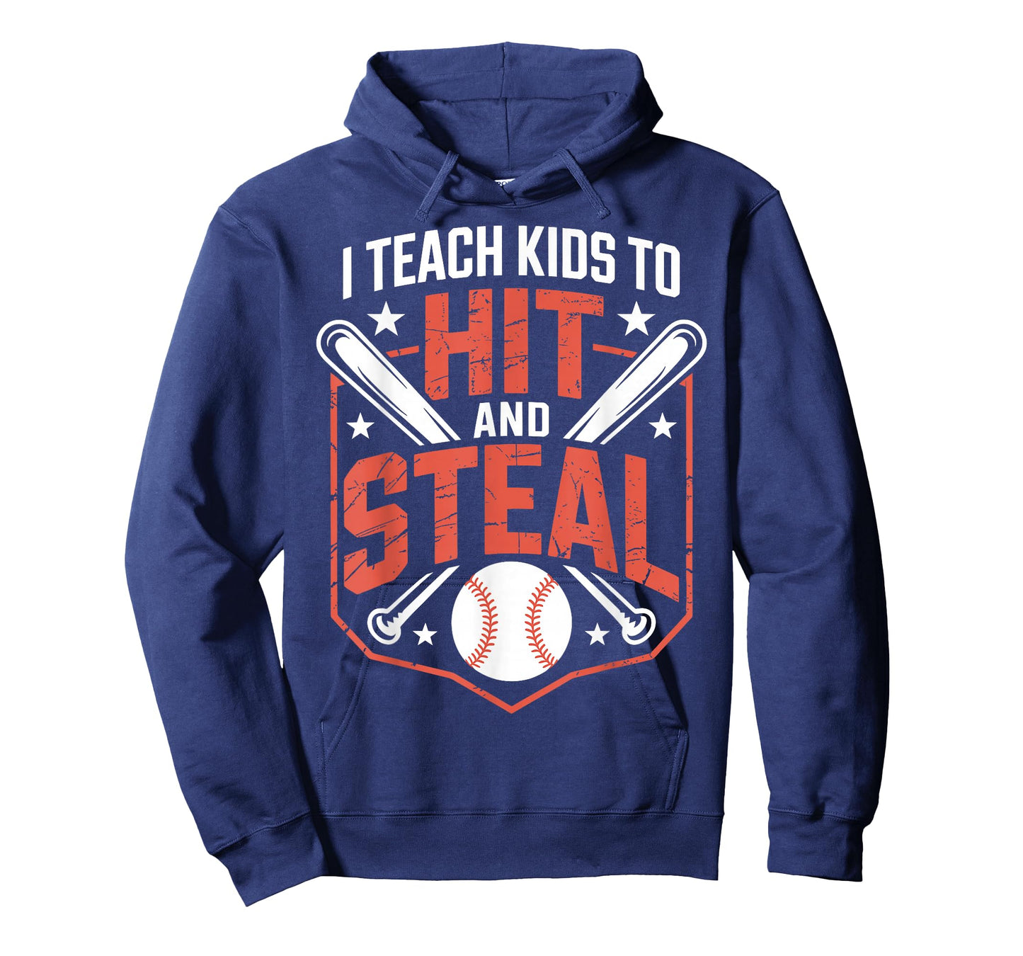 I Teach Kids to Hit and Steal Funny Baseball Softball Coach T-Shirt
