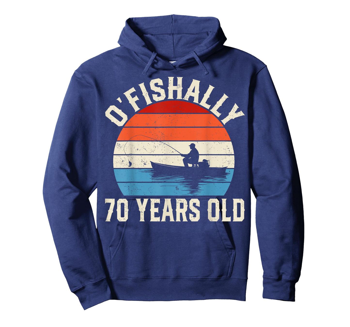Ofishally 70 Years Old - 70th Birthday Fisherman T-Shirt