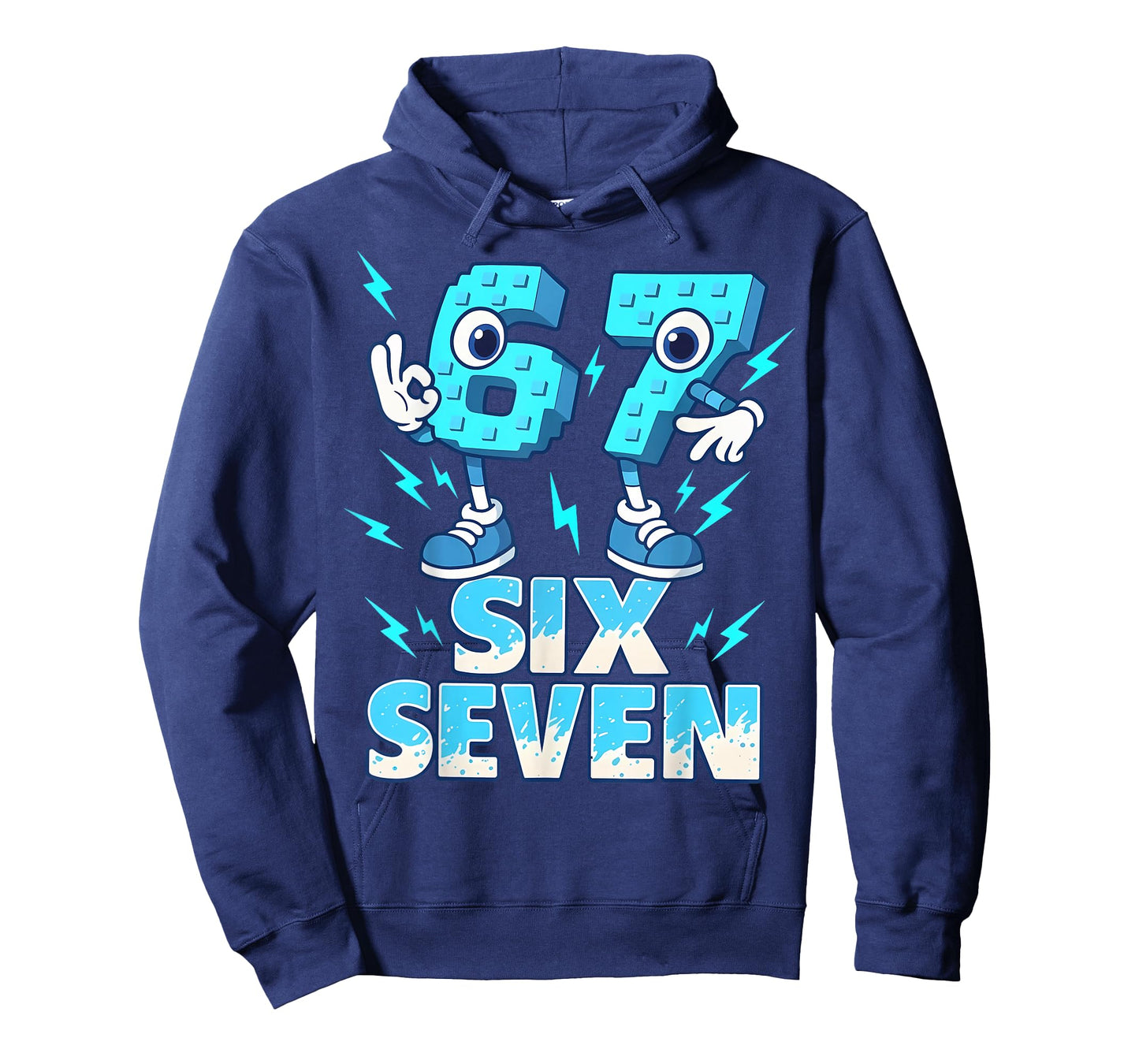 67 Six Seven 6-7 - Funny Italian Brainrot Kids Gaming Meme T-Shirt