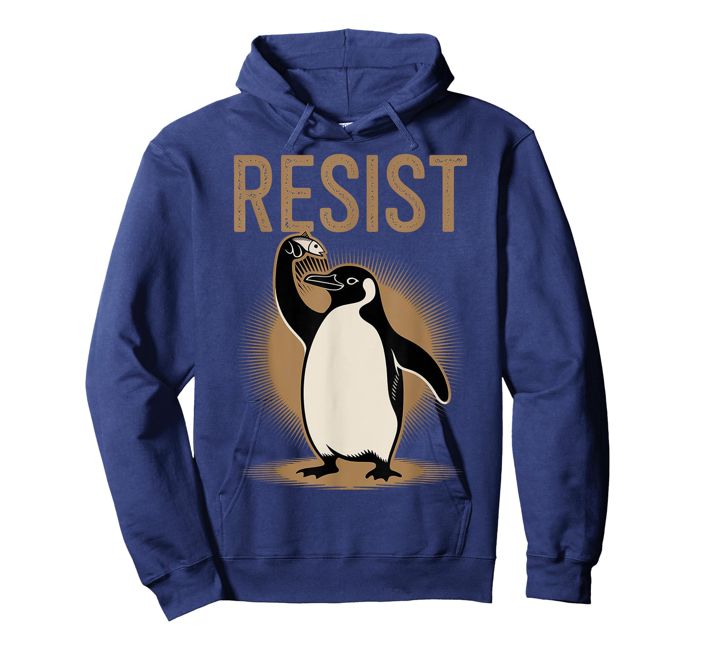 Resist Penguin Activism Funny Gifts Men Women Kids Graphic T-Shirt