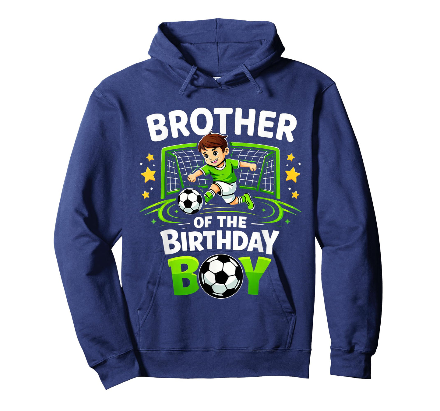 Brother of The Birthday Boy Soccer Ball Funny Soccer Brother T-Shirt