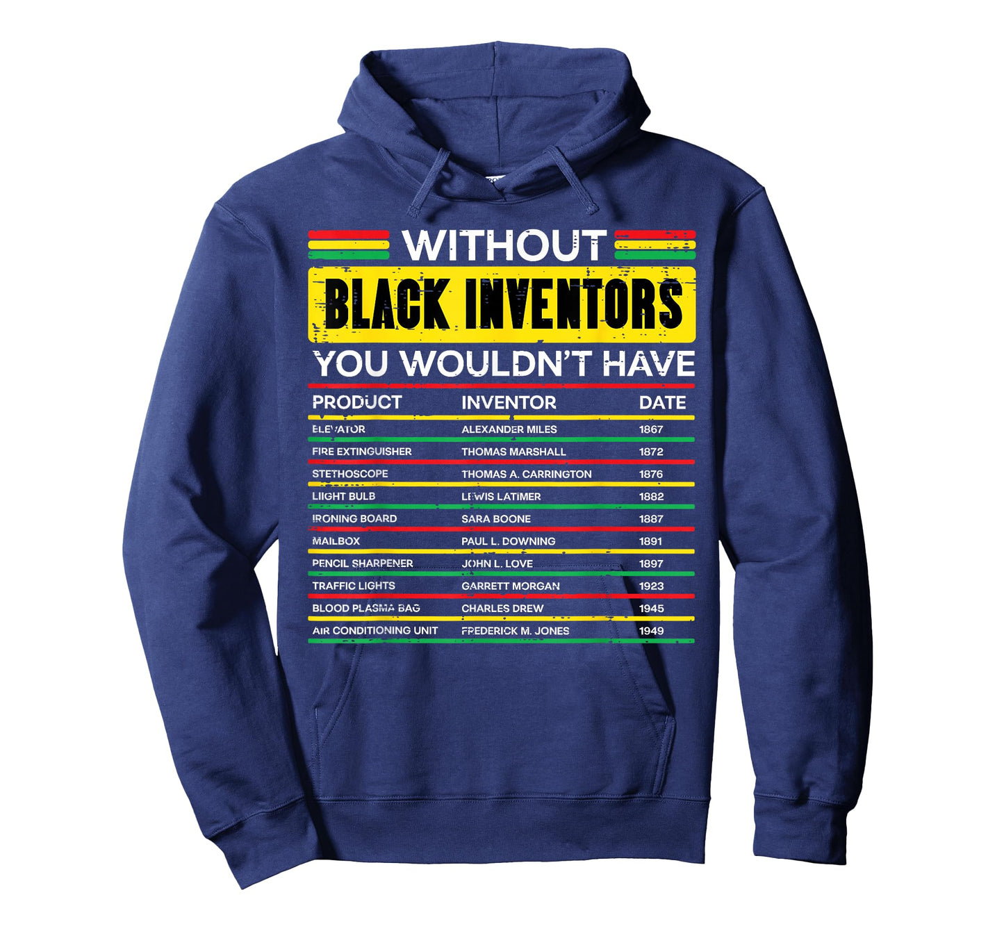 Without Black Inventors History Month African Men Women Kids T-Shirt
