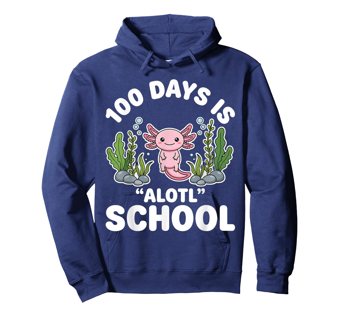 100th Day of School 100 Days is Alotl School Axolotl T-Shirt