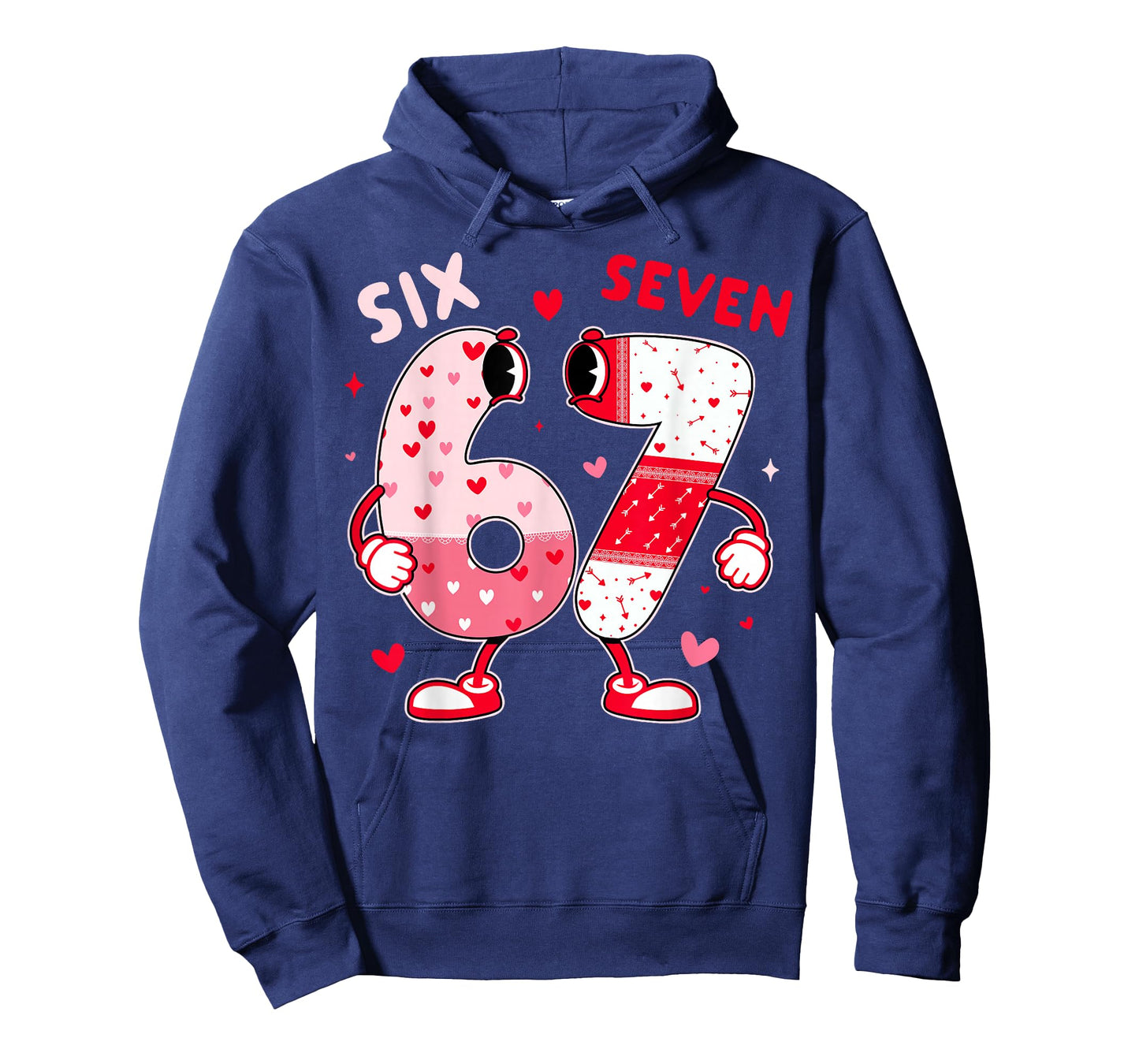 67 Six Seven for Kids Boys Girls Women Men Valentines Day T-Shirt