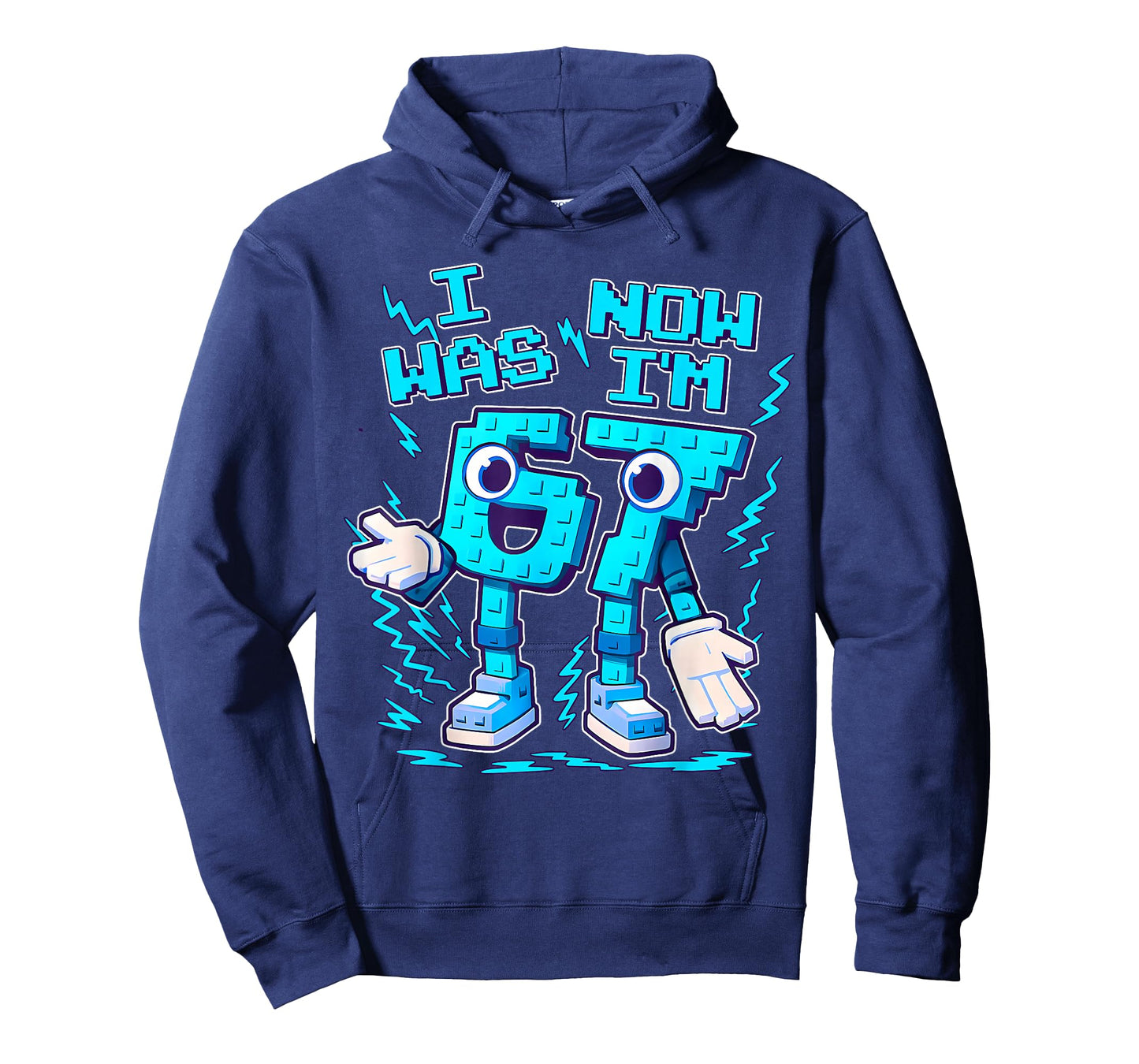 I was 6 Now I'm 7 Six Seven 7 Years Old Birthday Brainrot T-Shirt